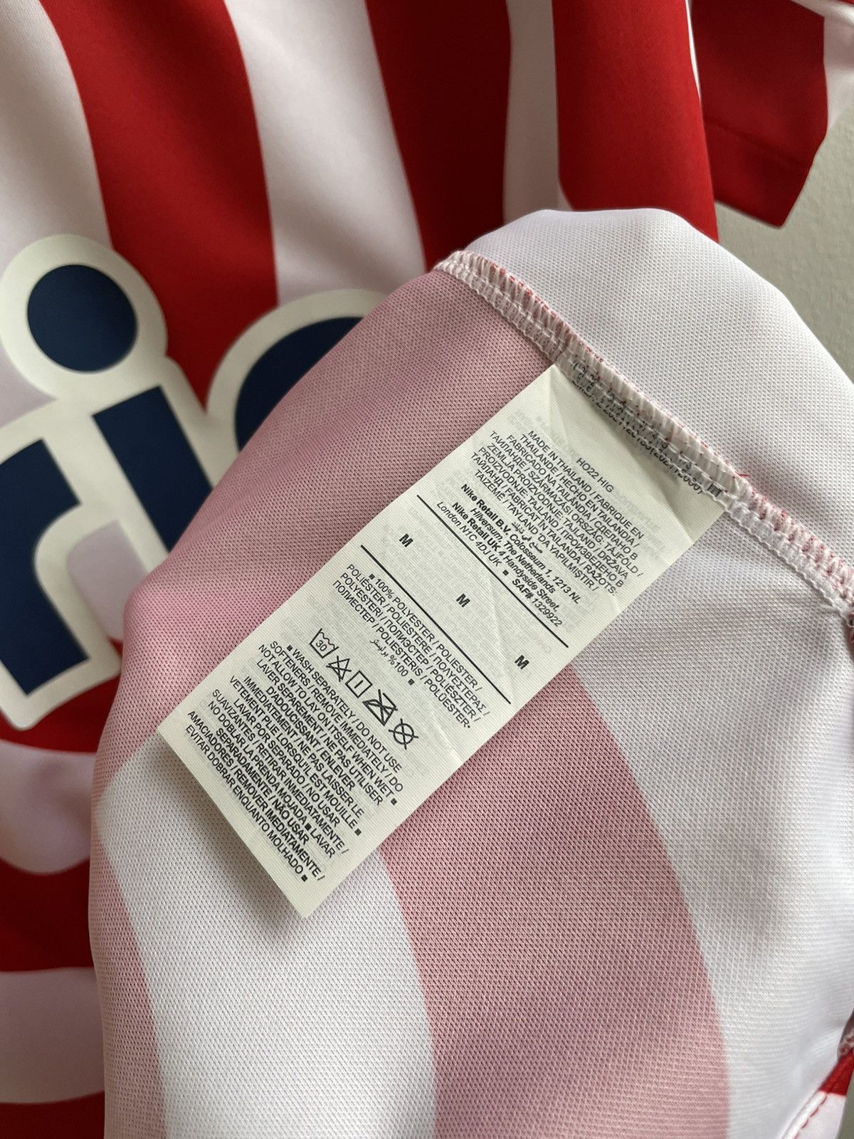 Nike Atletico Madrid 2023 2024 Home Shirt Football Soccer Jersey Size US M / EU 48-50 / 2 - 9 Thumbnail