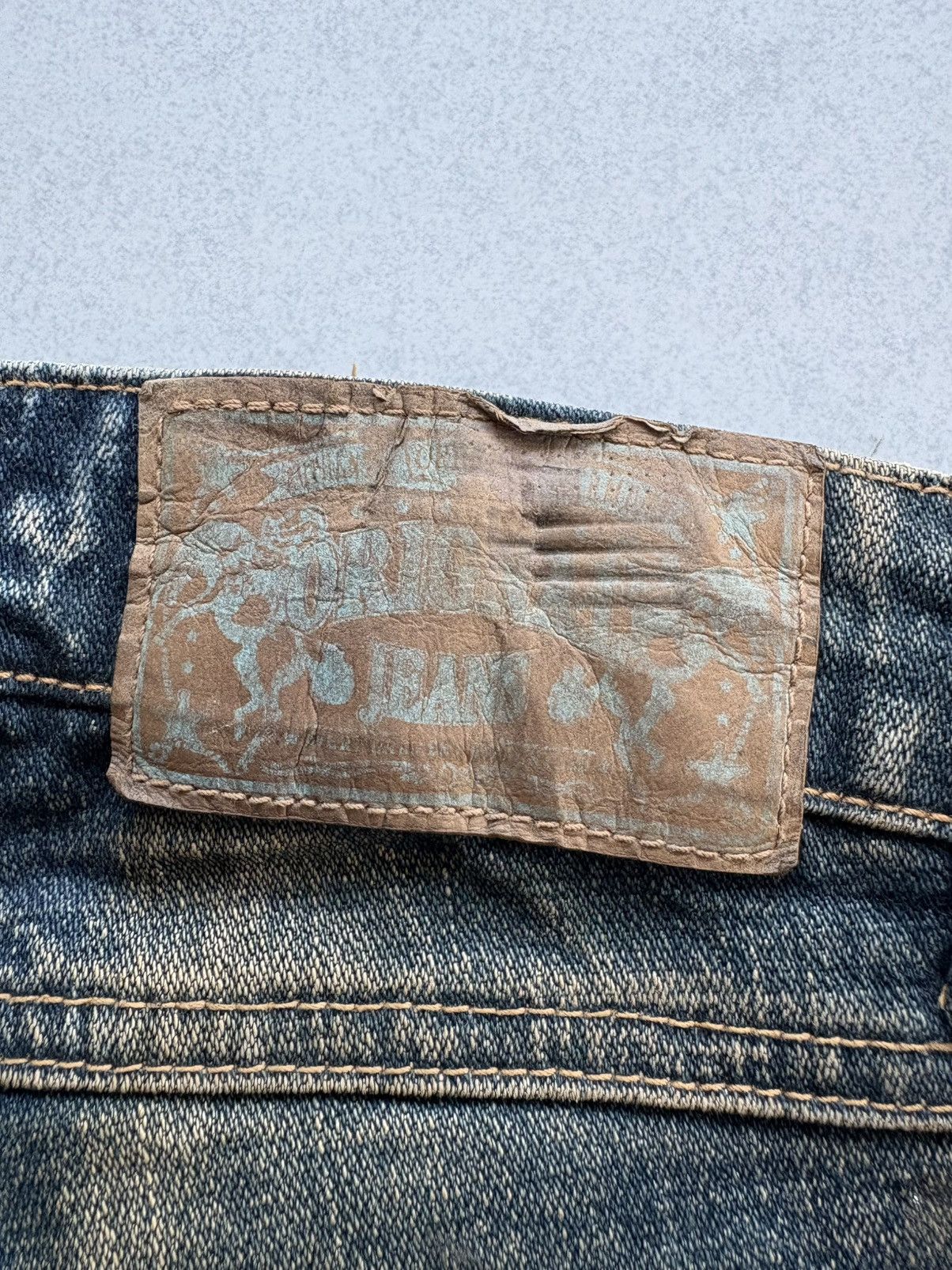 Japanese Brand Japanese High Quality Flared Jeans Distressed Denim Size US 29 - 17 Thumbnail
