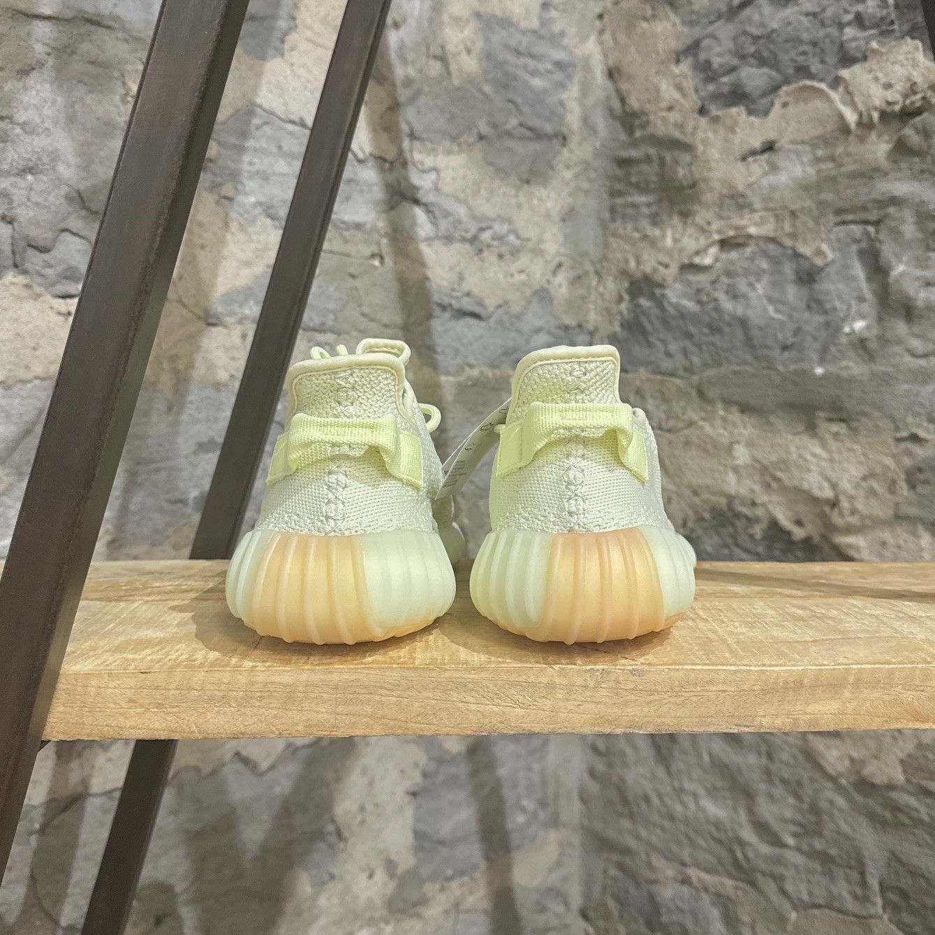 Adidas × Kanye West Adidas Yeezy 350 Butter Sneakers Size US 9 / EU 42 - 5 Thumbnail