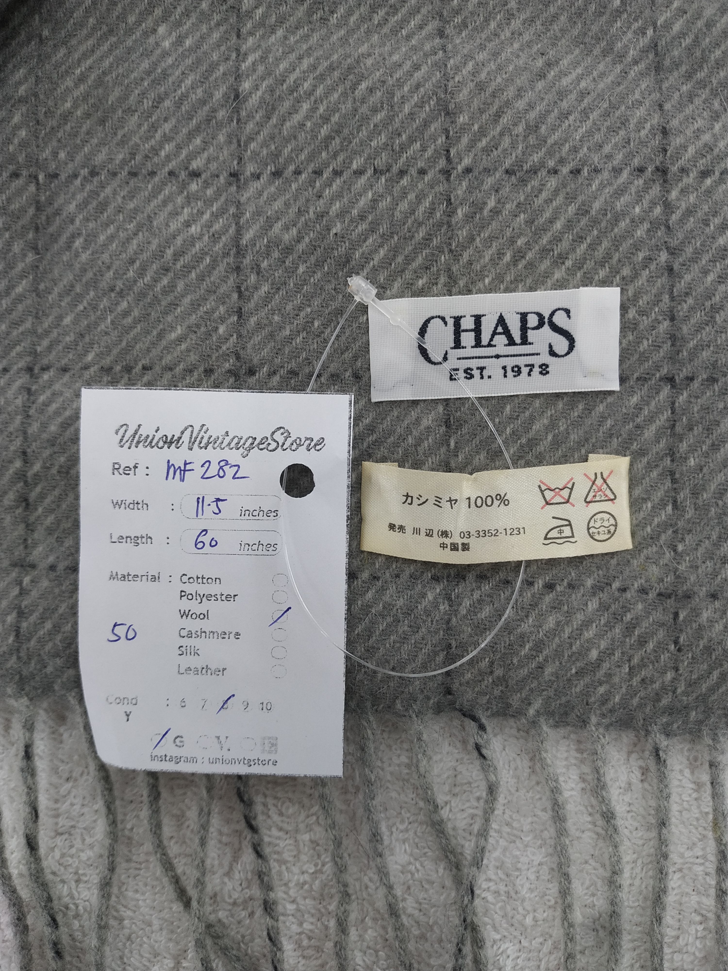 Chaps Vintage Chaps Scarf/Muffler/Neckwear MF282 Size ONE SIZE - 4 Thumbnail