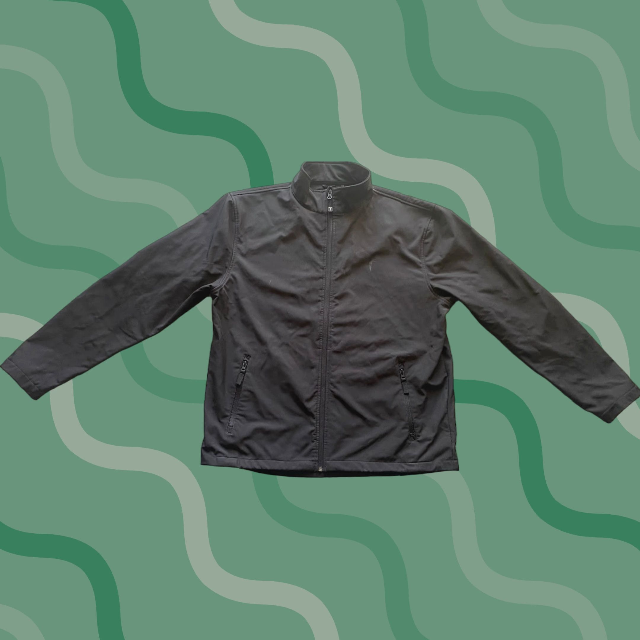 Vintage Tesla MENS XL Black Full Zip Jacket With Zipper Pockets Size US XL / EU 56 / 4 - 1 Thumbnail