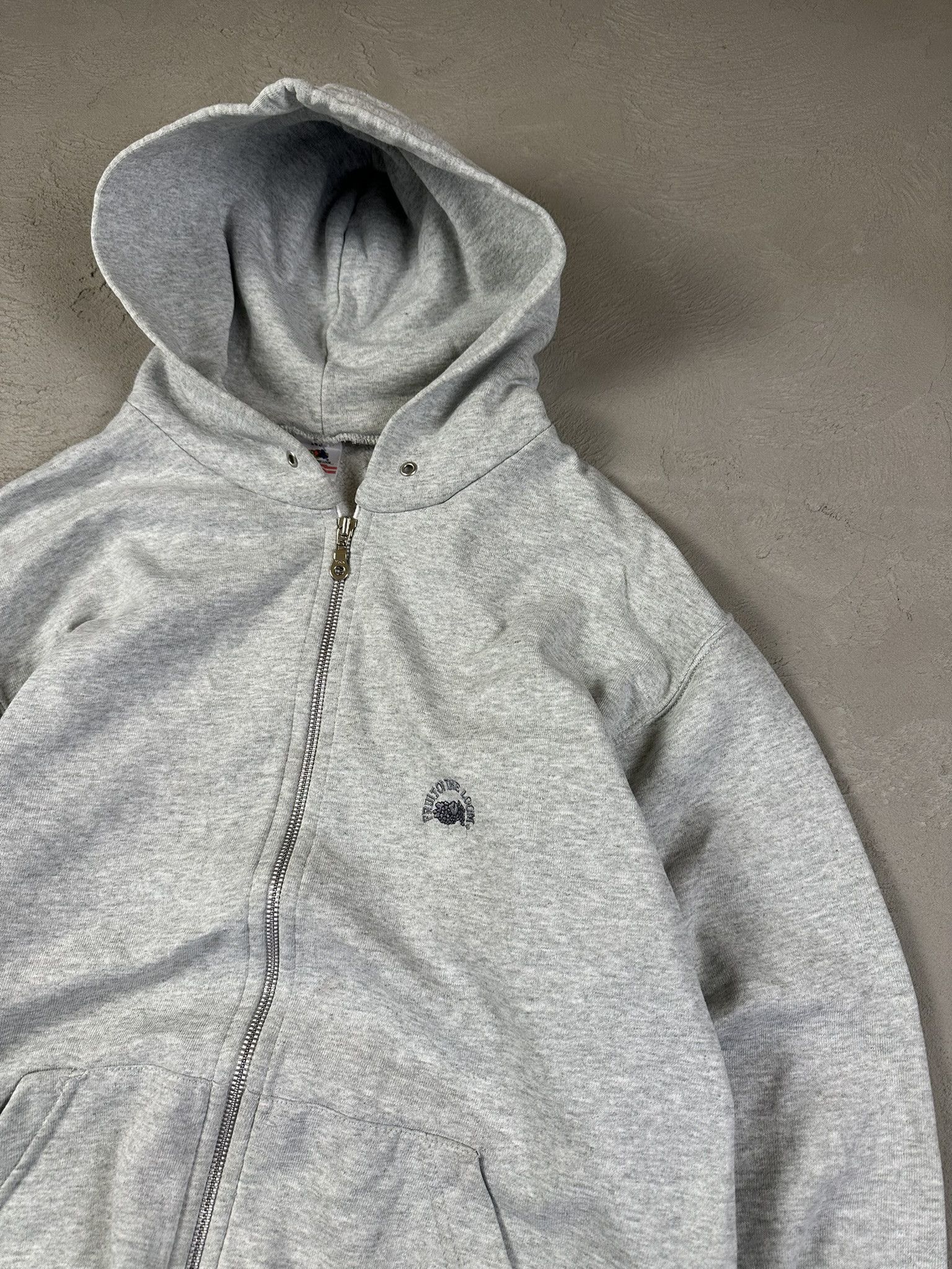 Fruit Of The Loom 90s Vintage Fruit Of The Loom Zip Basic Hoodie Size US L / EU 52-54 / 3 - 7 Thumbnail