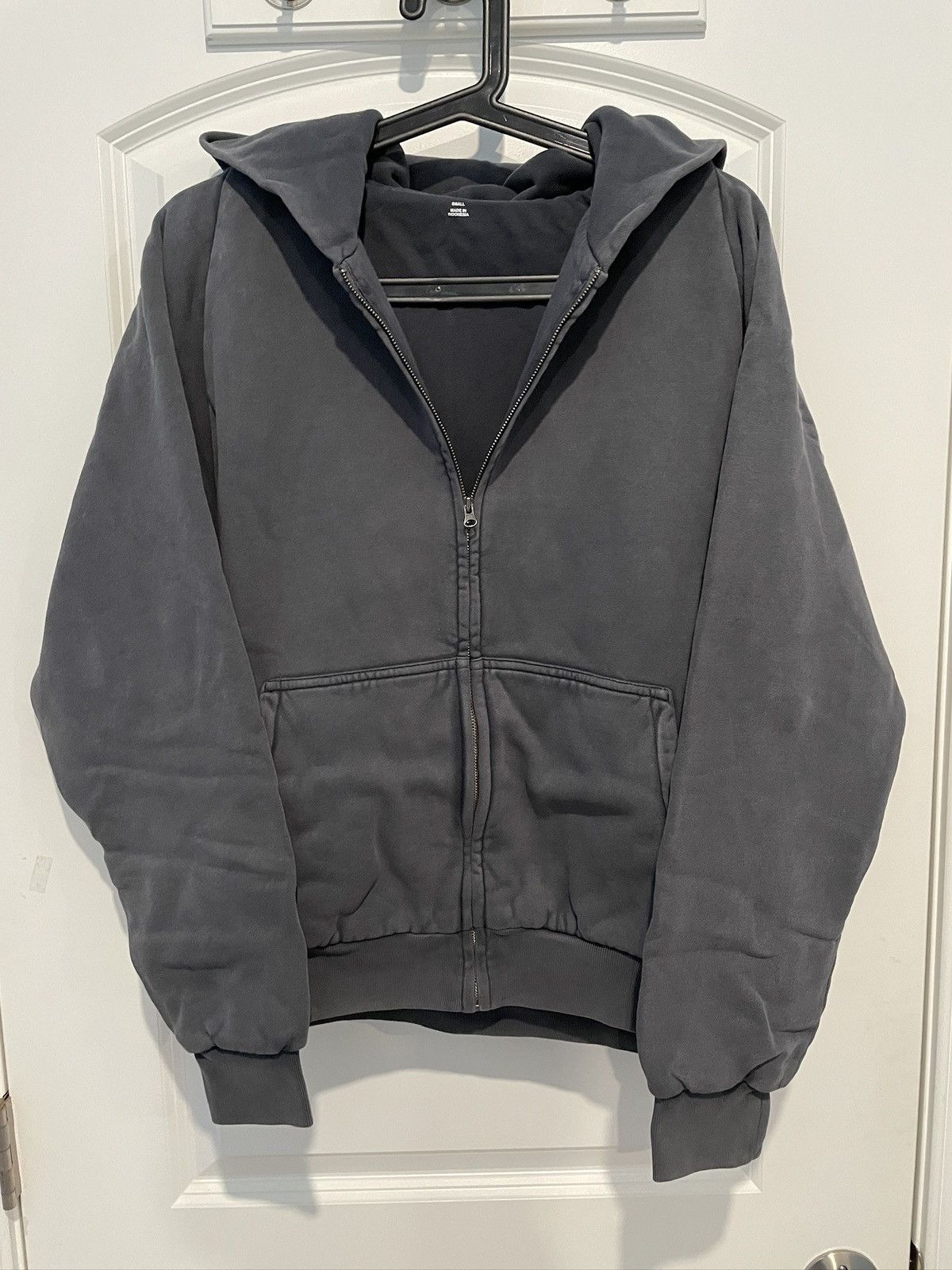 Yeezy Gap Zip Up Hoodie XS Dark Grey（Yeezy Gap Zip Up