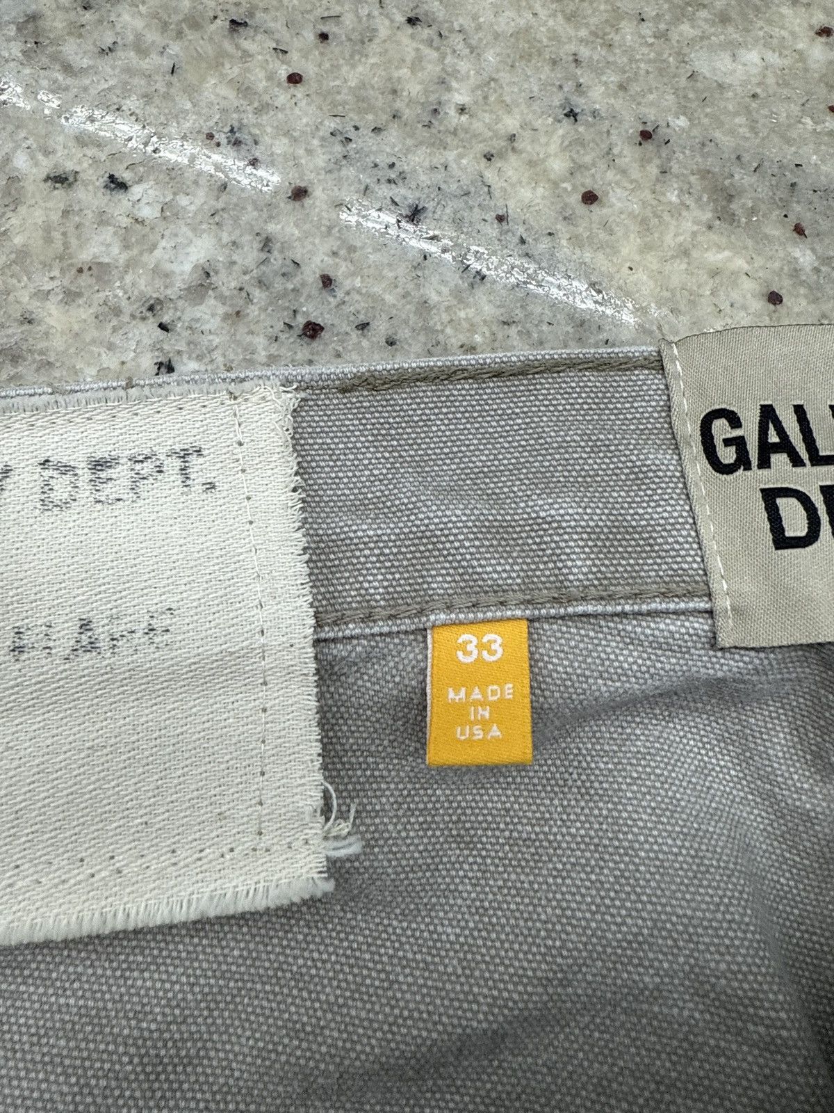 Gallery Dept. Gallery Dept Grey Carpenter Pants Size US 33 - 11 Thumbnail