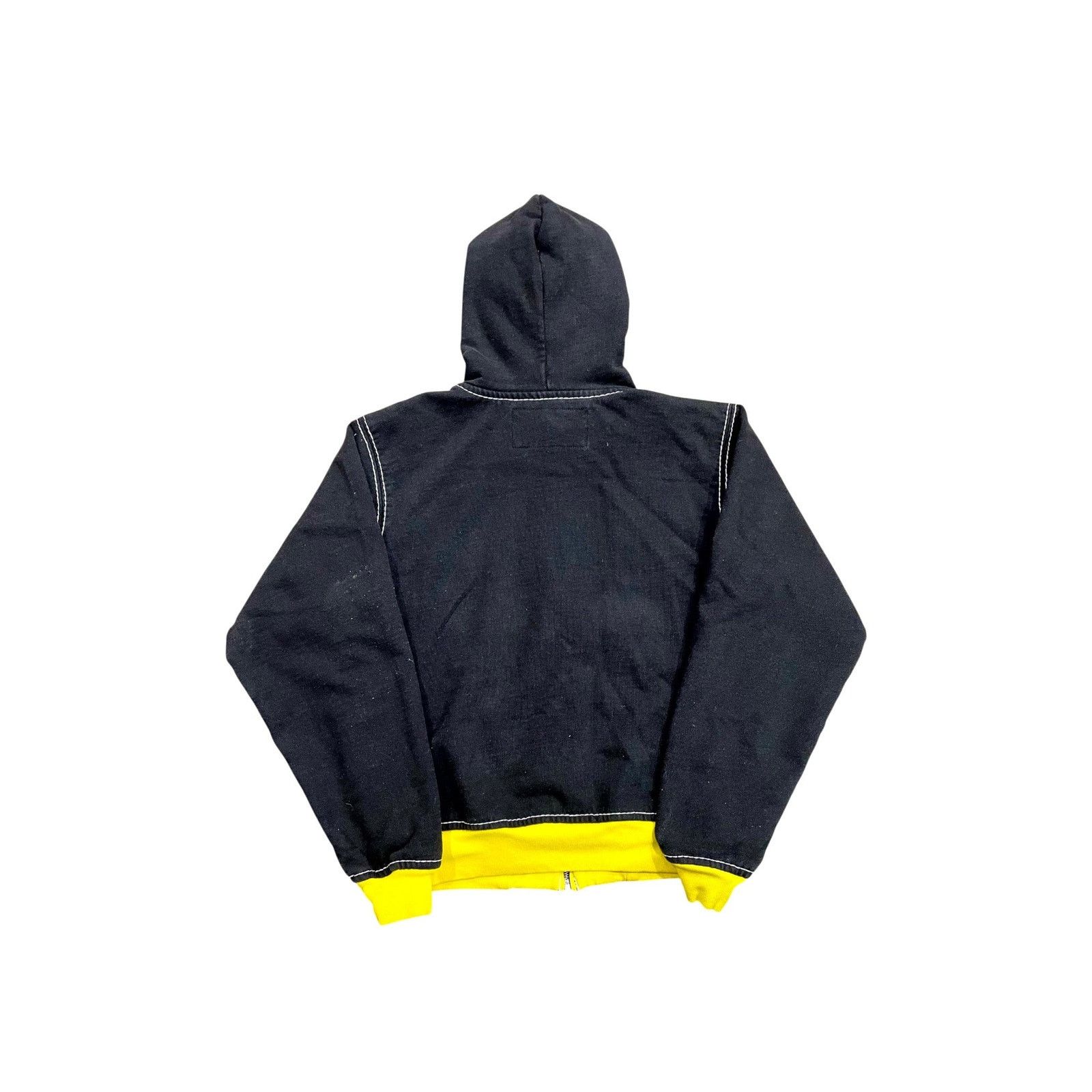 Sp5der Sp5der "Studded" Zip Up Black & Yellow Hoodie Size US XS / EU 42 / 0 - 2 Thumbnail
