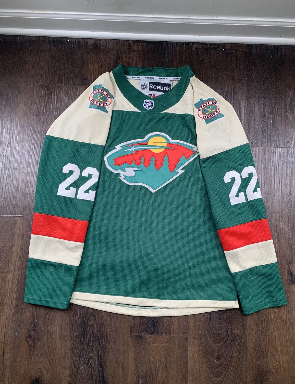 Reebok Nino Niederreiter Minnesota Wild Reebok Edge Jersey Size US M / EU 48-50 / 2 - 11 Thumbnail