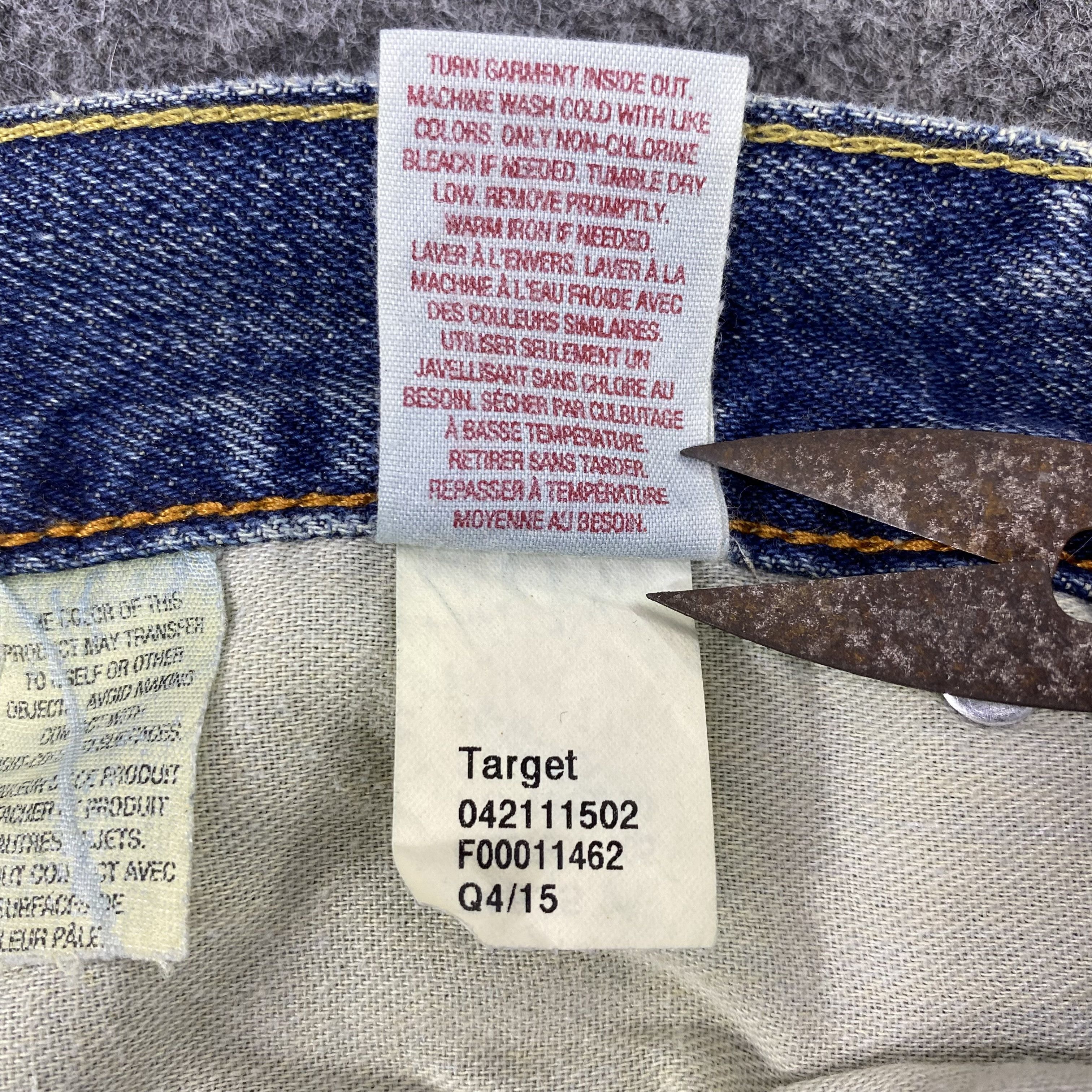 Jean × Mossimo × Vintage Vintage Mossimo Supply Straight Droit Blue Wash Jeans-J1147 Size US 39 - 9 Thumbnail