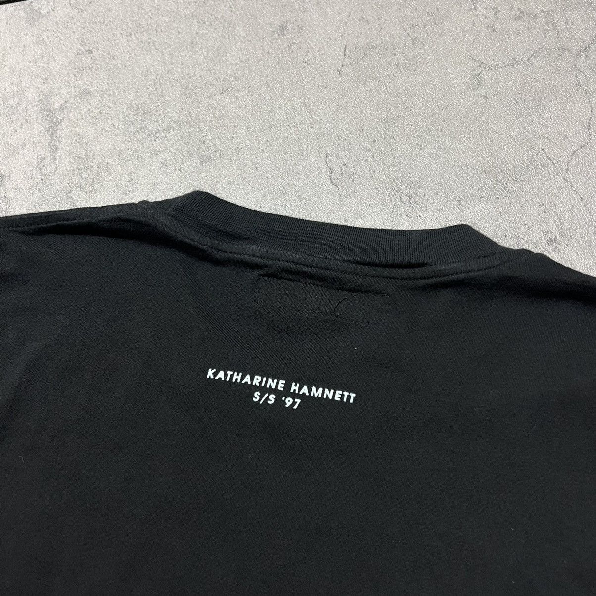 Katharine Hamnett London Katharine Hamnett SS97 Logo T-Shirt Size US L / EU 52-54 / 3 - 5 Thumbnail