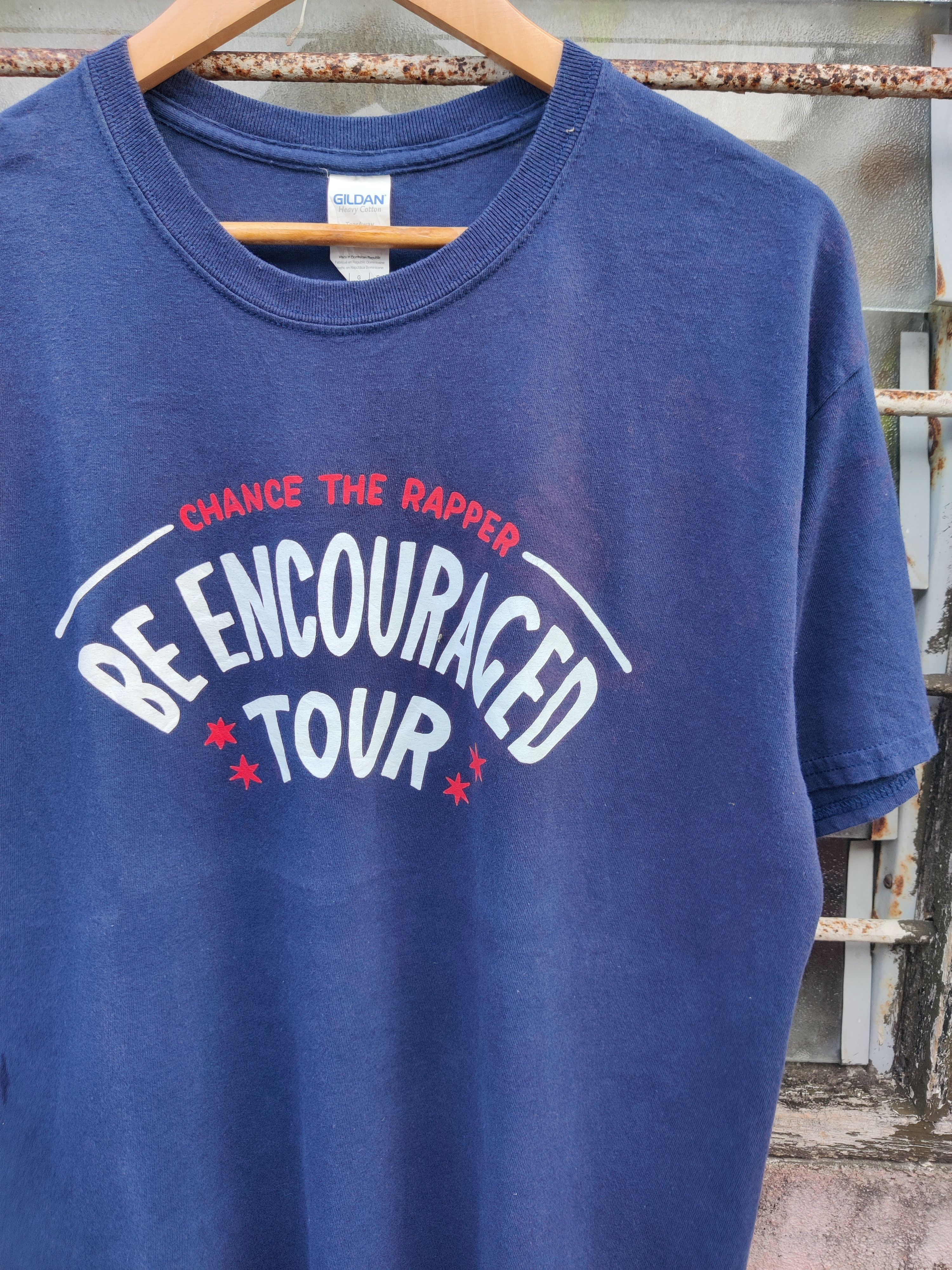 Rap Tees Vintage Chance The Rapper Encouraged Tour Shirt Size US L / EU 52-54 / 3 - 4 Thumbnail