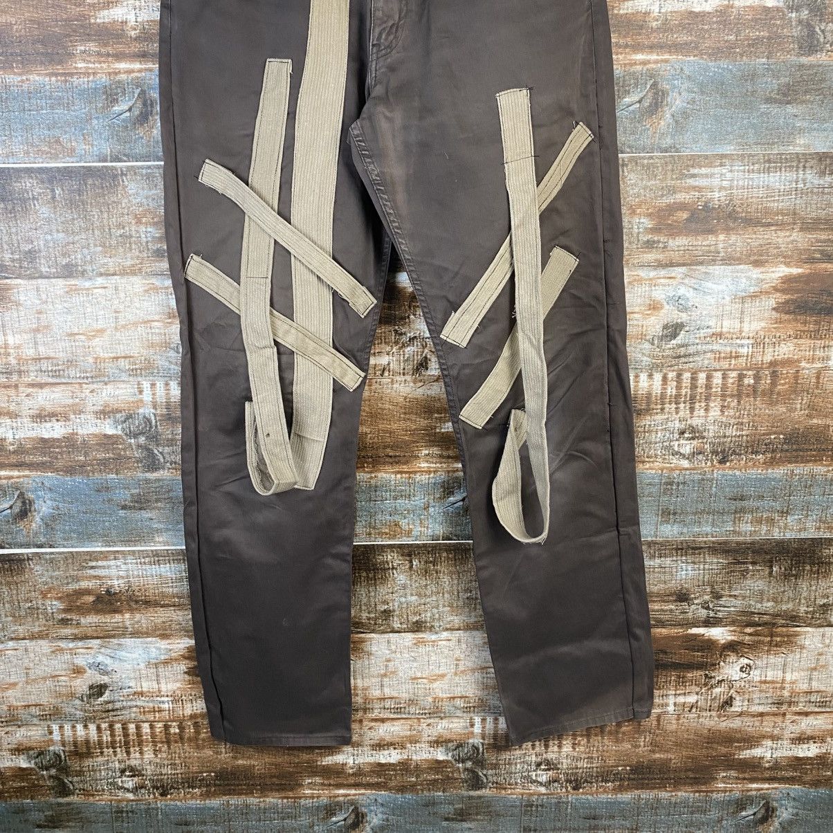 SHIPS DL Ships Brown custom reconstruct Cargo Pants #C922 Size US 32 / EU 48 - 3 Thumbnail