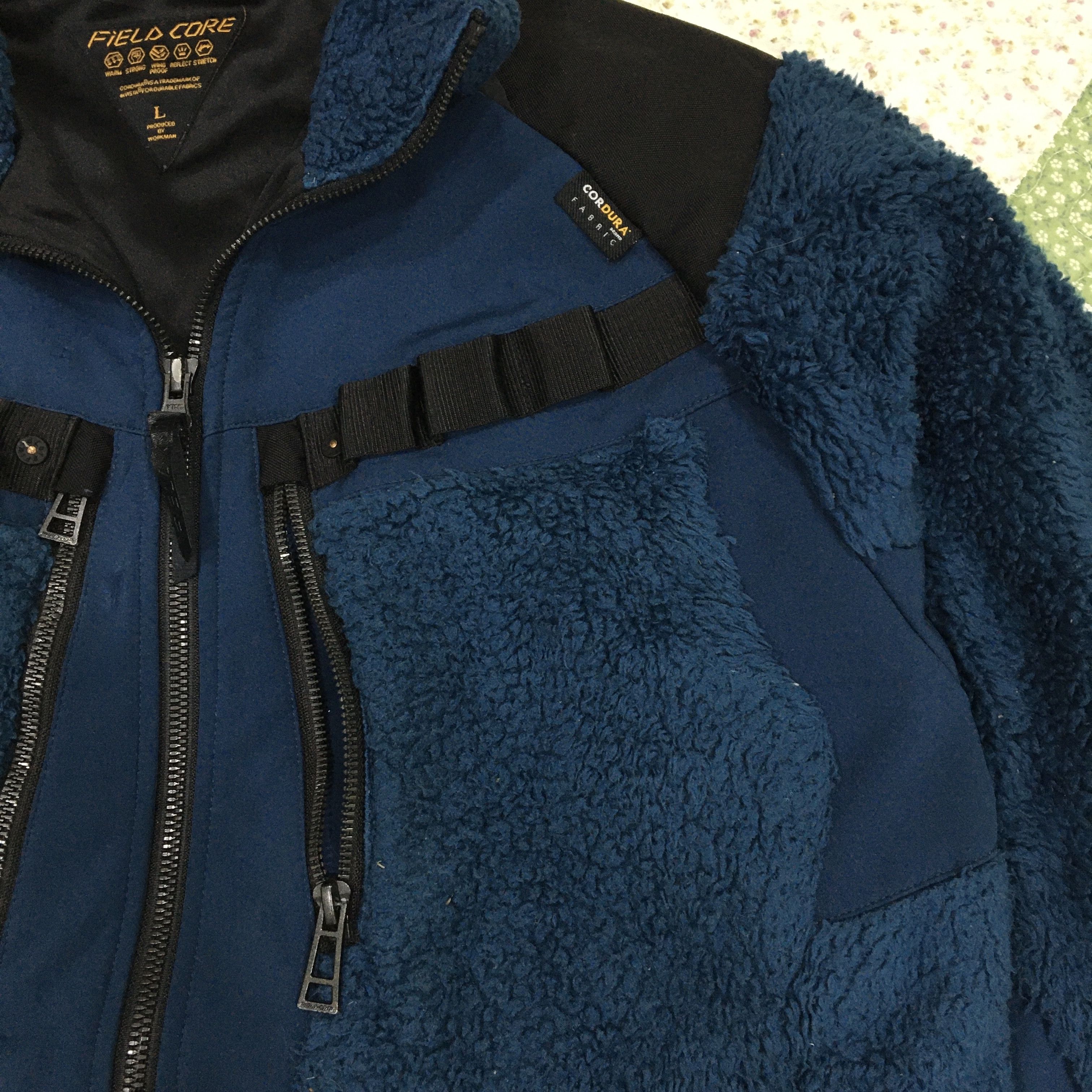 Japanese Brand FIELD CORE Cordura Fabric Fleece Size S / US 4 / IT 40 - 6 Thumbnail