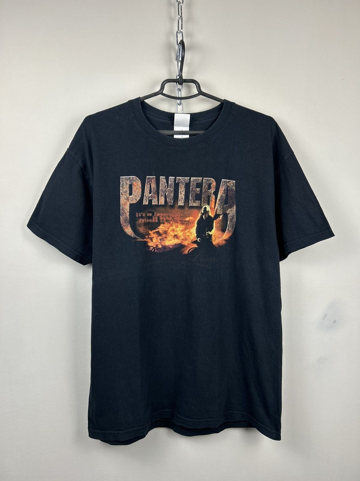 Band Tees Vintage 00s Pantera Brother Dime Dimebag Tribute 2004 Tee Size US L / EU 52-54 / 3 - 1 Thumbnail