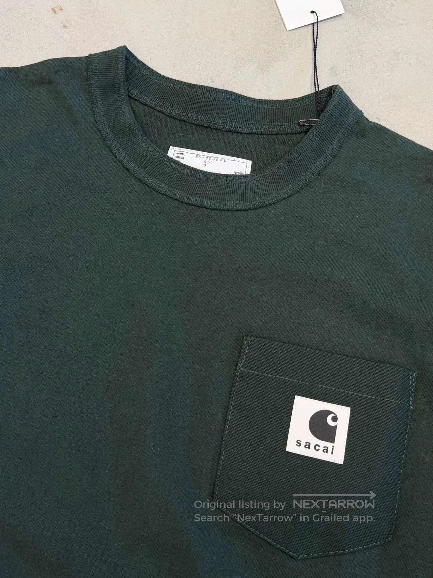 Sacai Sacai Carhartt Collaboration Layered T. Size US L / EU 52-54 / 3 - 2 Thumbnail