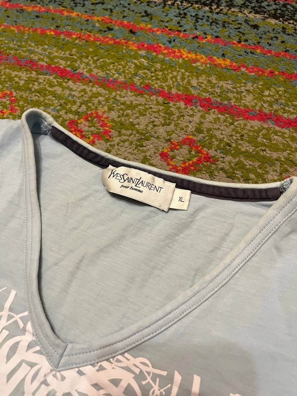 Vintage Vintage YSL Yves Saint Laurent Big Logo T-shirt XL Size US XL / EU 56 / 4 - 3 Thumbnail