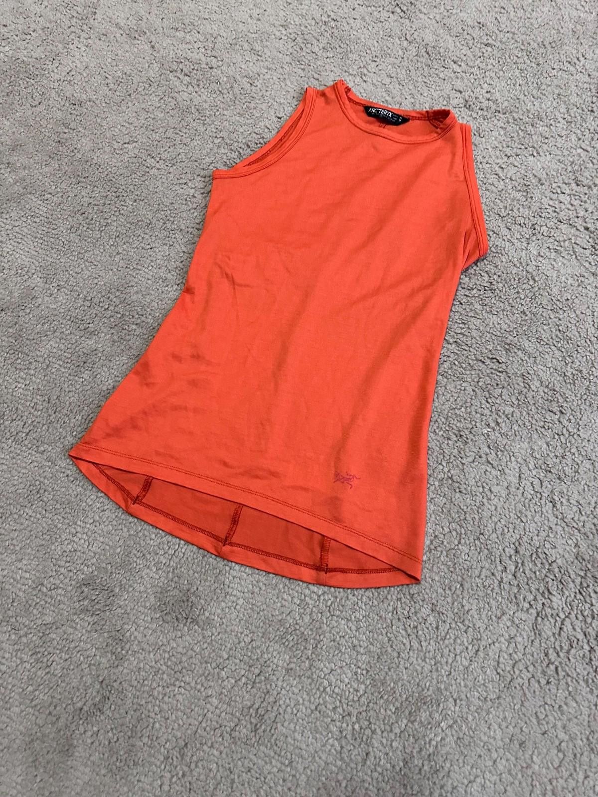 Arc'teryx Arcteryx Women’s Sleeveless Orange Yoga Gym Workout Tank Top Size XS / US 0-2 / IT 36-38 - 2 Thumbnail
