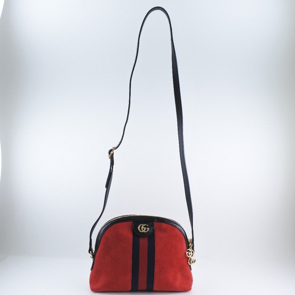 Gucci Gucci Ophidia Dome Shoulder Bag Suede Size ONE SIZE - 1 Thumbnail