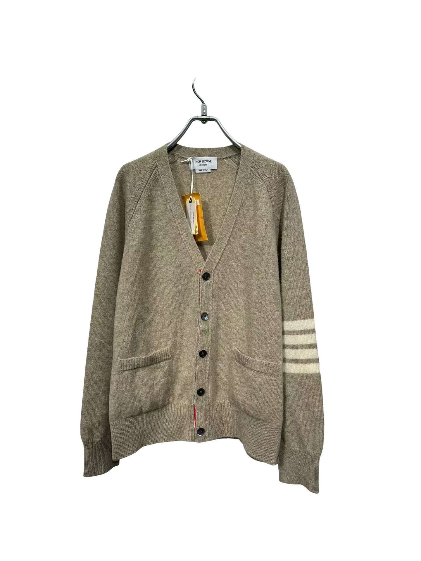 Thom Browne Thom Browne 4-Bar Stripe Wool Cardigan Size 4 Size US XL / EU 56 / 4 - 1 Thumbnail