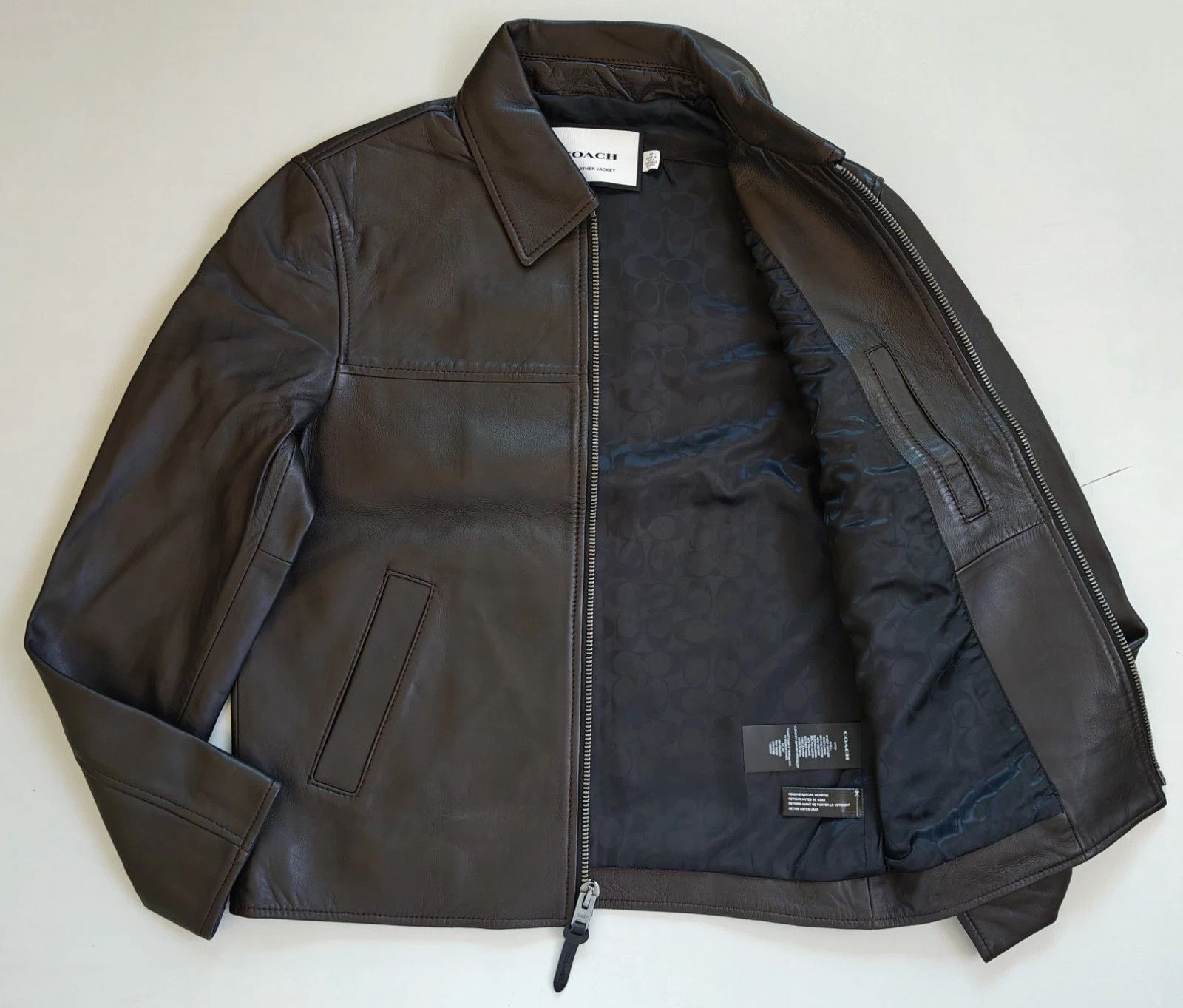 Coach Coach Leather Jacket FTP 5067 Size US XS / EU 42 / 0 - 6 Thumbnail