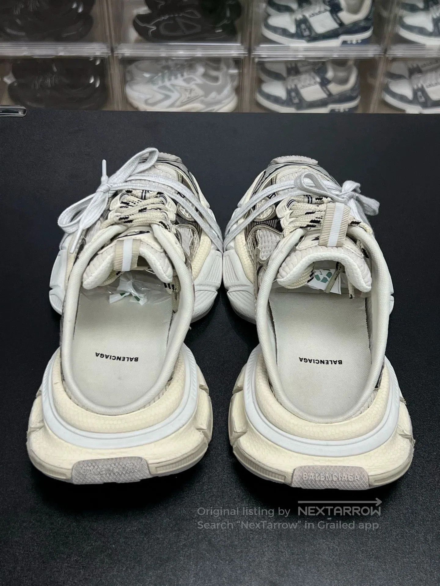Balenciaga balenciaga 3xl half drag beige sneakers. Size US 5 / EU 37 - 7 Thumbnail