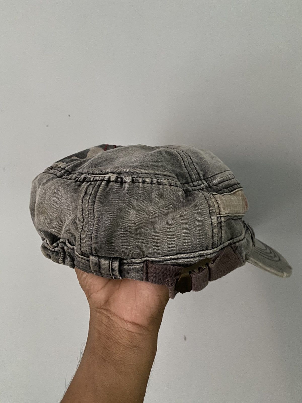 If Six Was Nine × Japanese Brand × Le Grande Bleu (L.G.B.) Vintage commando distressed punk hat Size ONE SIZE - 3 Thumbnail