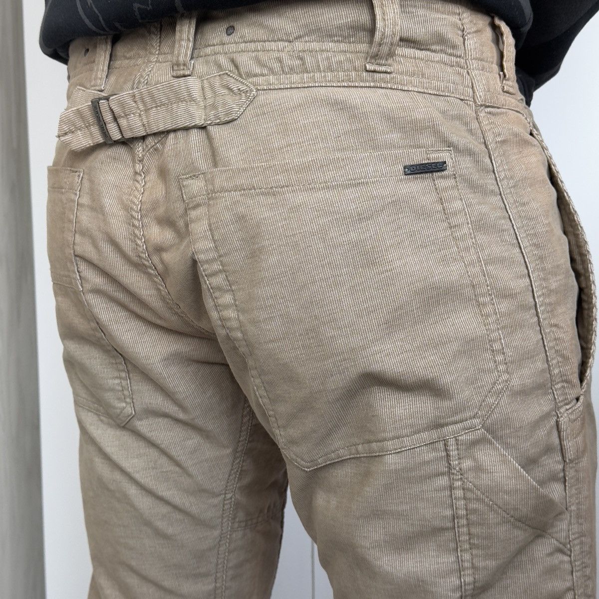 Diesel × Vintage Rare Vintage Diesel Trousers Flared Made In Hong Kong Size US 34 / EU 50 - 6 Thumbnail