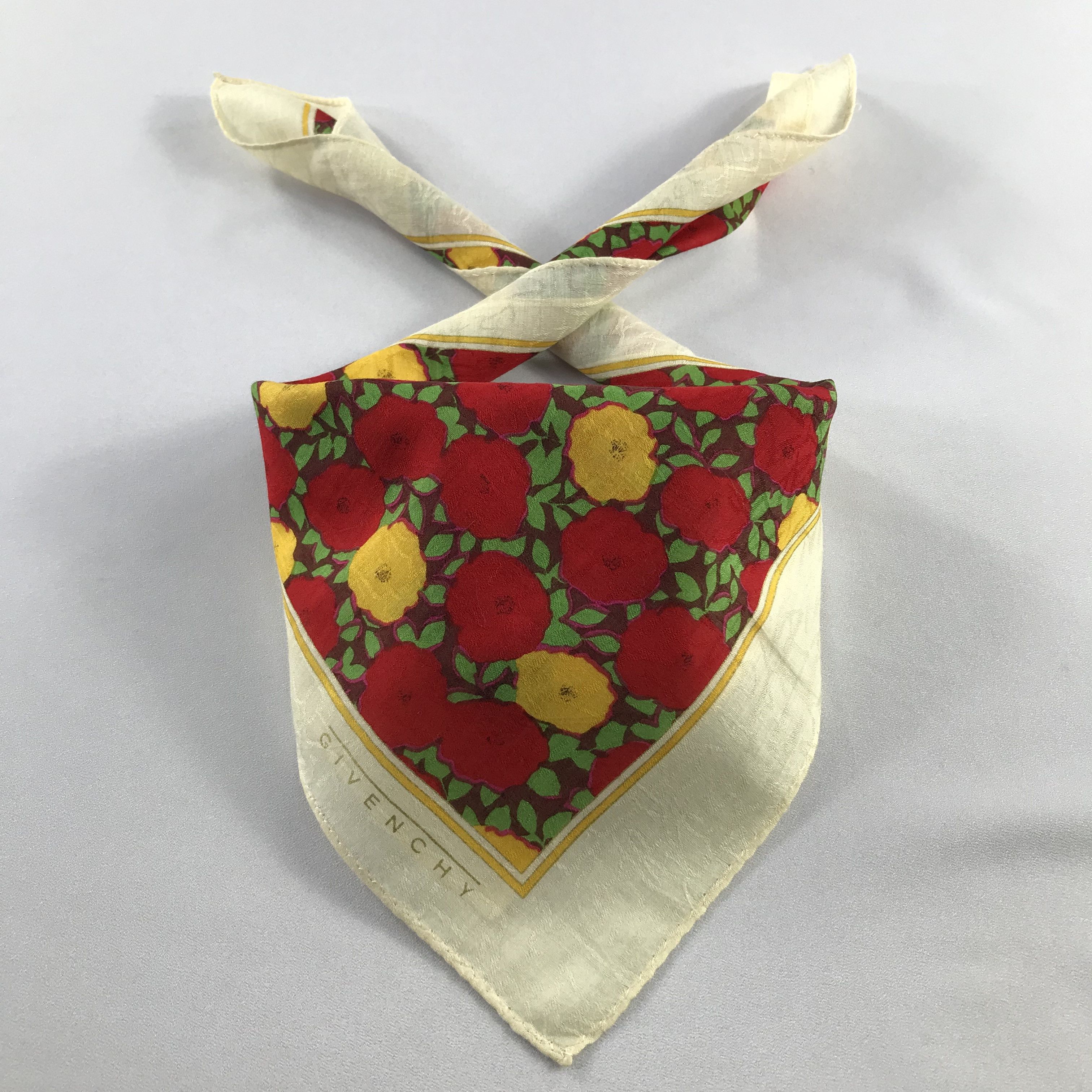 Vintage Givenchy Handkerchief / Bandana / Neckerchief C597 Size ONE SIZE - 1 Thumbnail