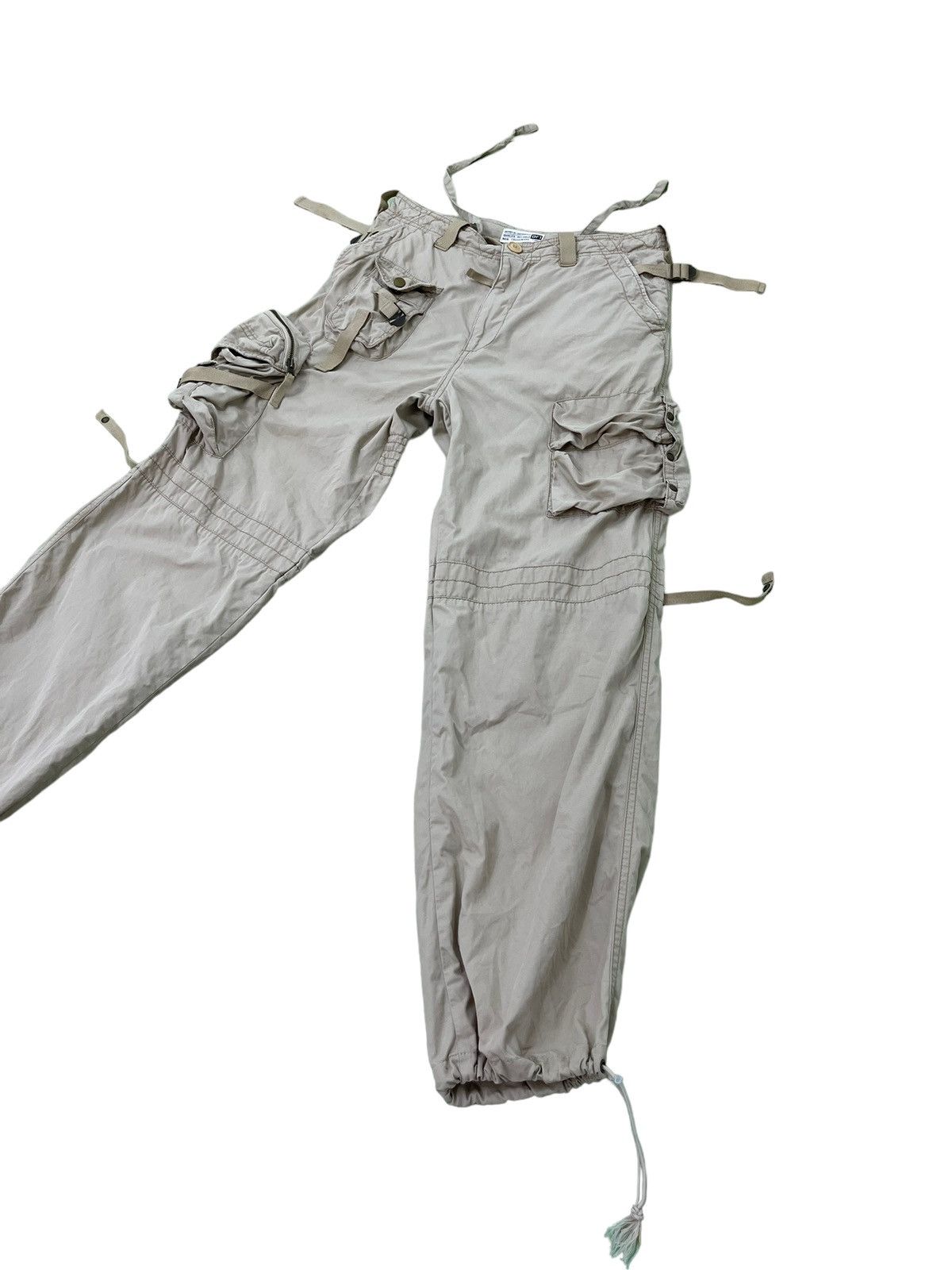 Japanese Brand Cargo Tactical Defry Multipockets Pant Wide 6🟦9 Size US 31 - 3 Thumbnail