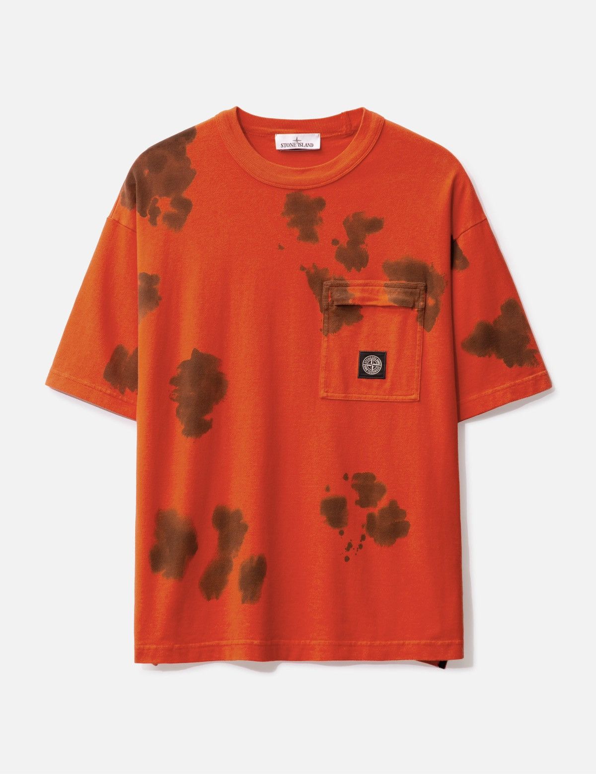 Stone Island Stone Island Tee Tie-Dyed Patch Program Crewneck T-Shirt Size US L / EU 52-54 / 3 - 1 Thumbnail