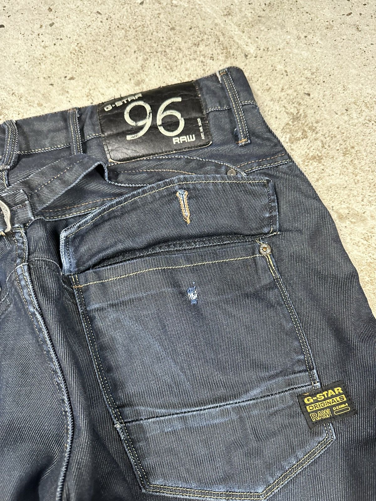 G-Star × Vintage Vintage Y2K G Star Elwood Heritage Embro Tapered 96 Size US 32 / EU 48 - 18 Thumbnail