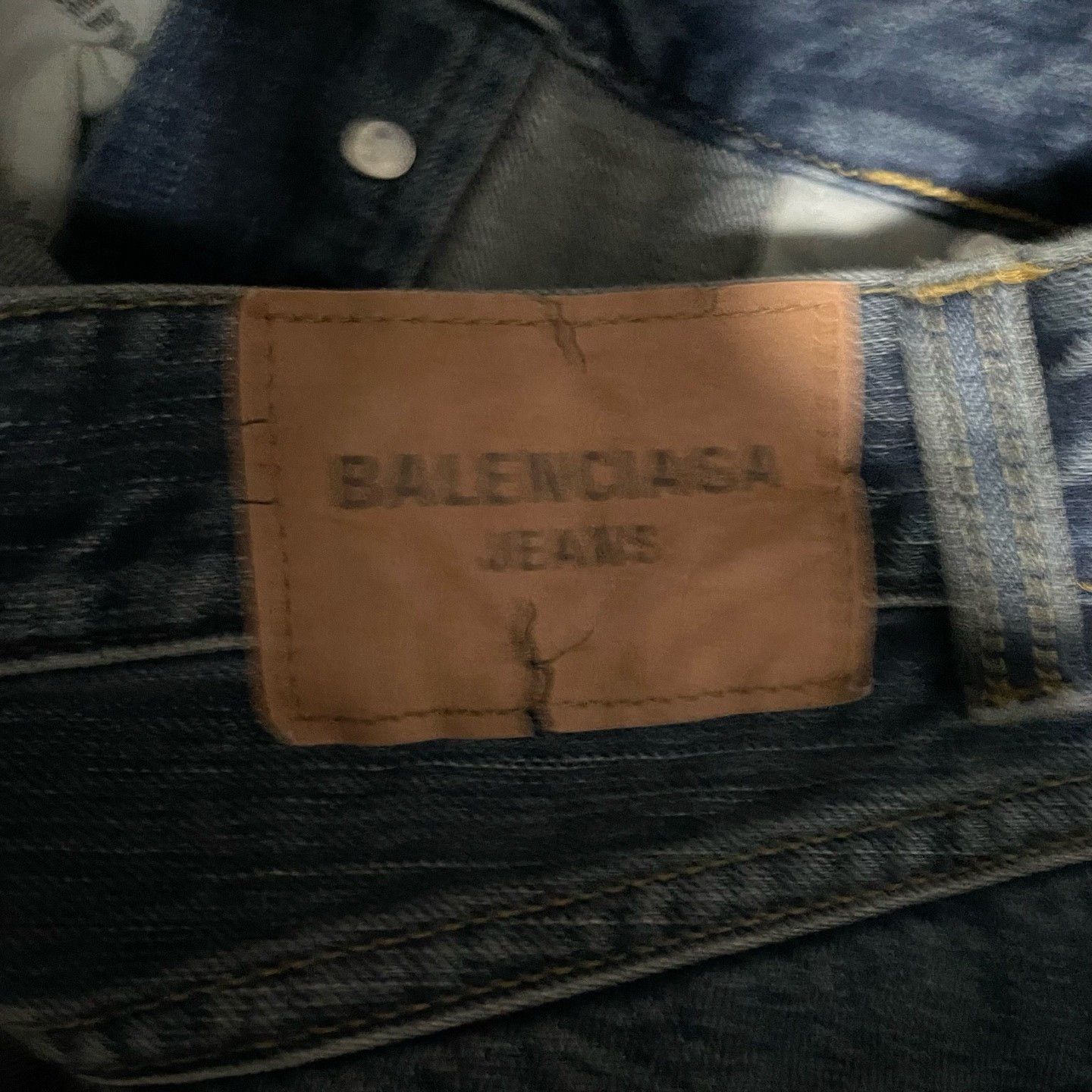 Balenciaga Balenciaga 25FW Cut-Up Blue Denim Jeans Size US 32 / EU 48 - 3 Thumbnail