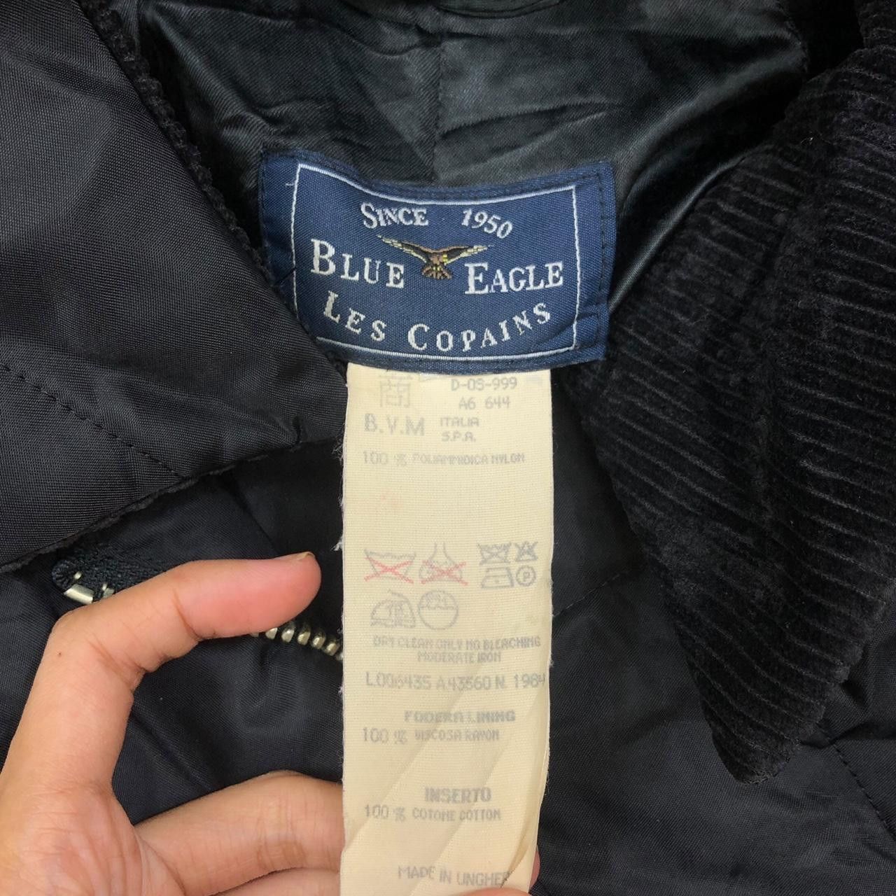 Les Copains Vintage BLUE EAGLE LES COPAINS Quilted Coat Parka Jacket Size M / US 6-8 / IT 42-44 - 5 Thumbnail