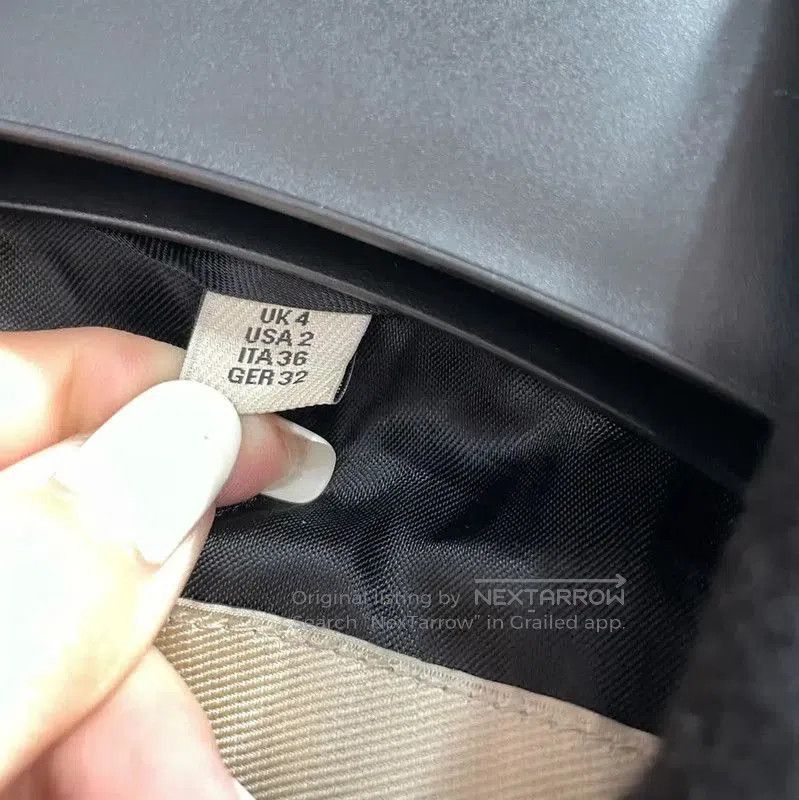 Burberry Burberry Black Wool Women's Trench Coat. Size M / US 6-8 / IT 42-44 - 7 Thumbnail