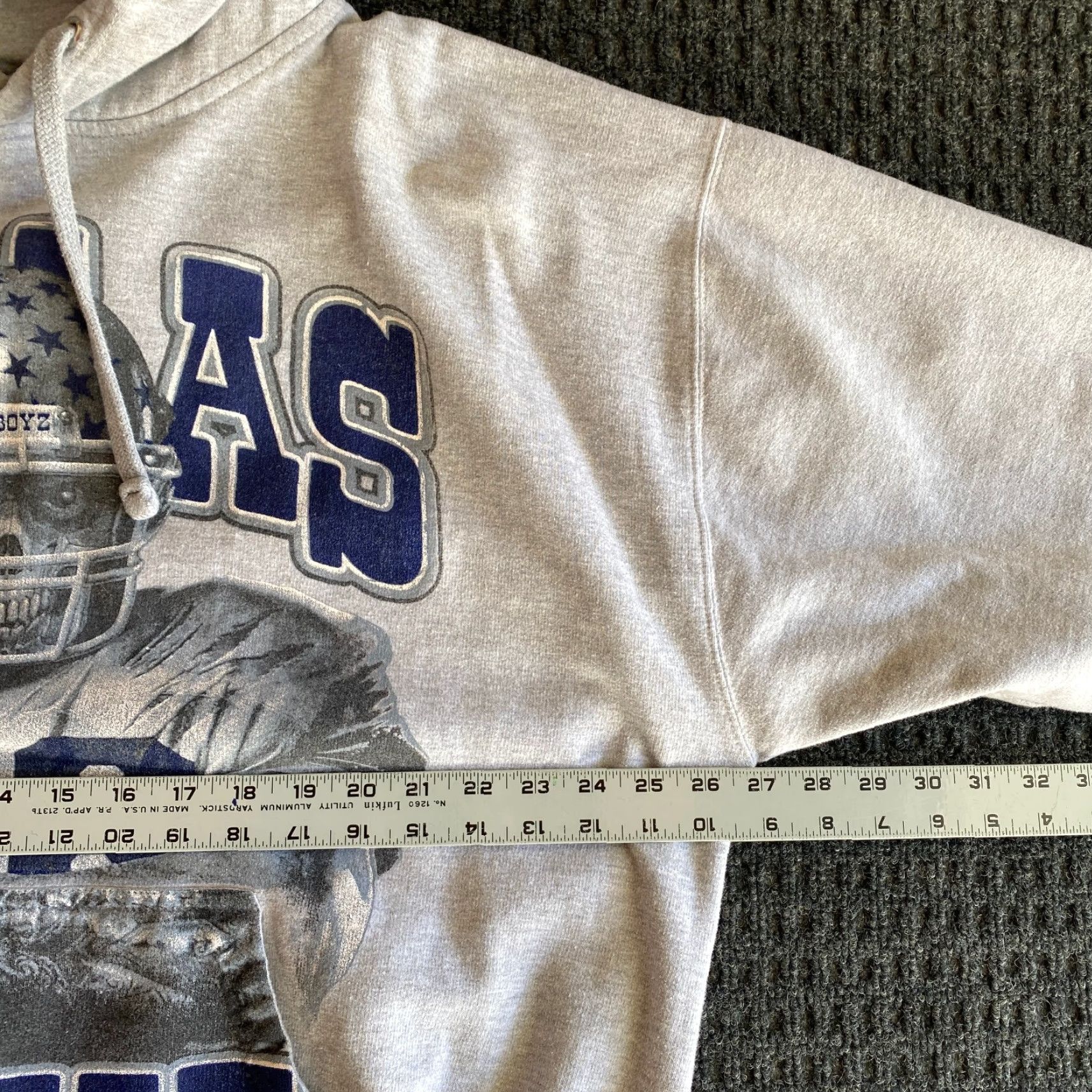 Vintage VINTAGE Dallas Cowboys The Boyz Hoodie 90s y2k Skull Tattoo 3XL (Fits like XL) Size US XL / EU 56 / 4 - 5 Thumbnail
