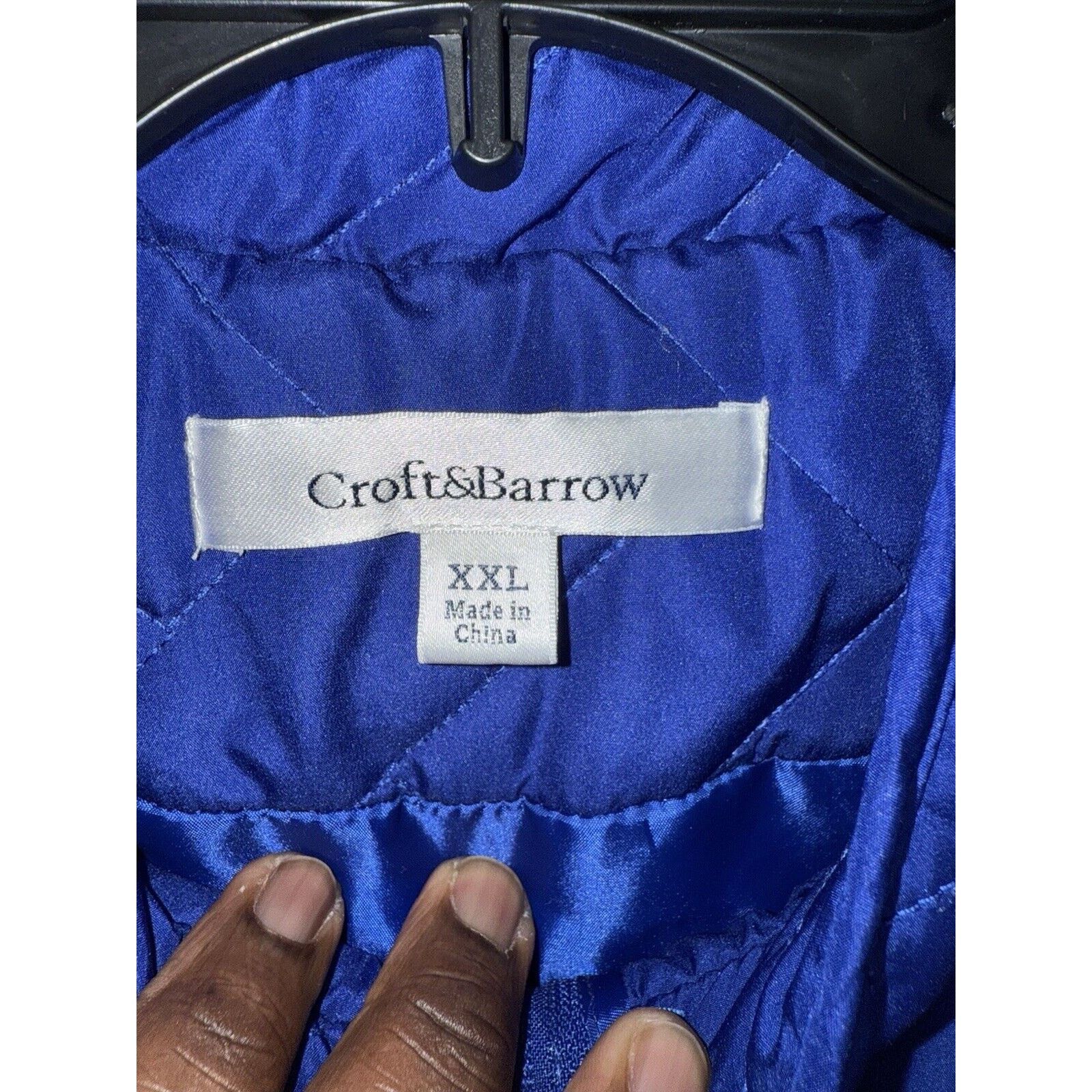 Croft & Barrow Croft & Barrow Quilted Vest Women's 2XL Blue Jacket Pockets Size XXL / US 16-18 / IT 52-54 - 2 Thumbnail