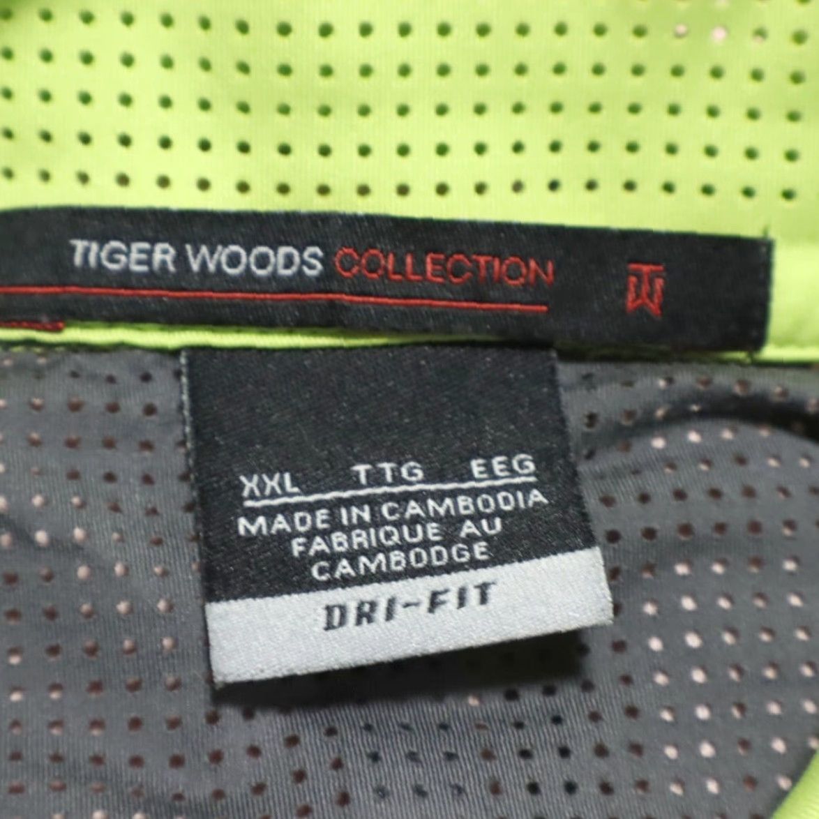 Nike Nike TW Perforated Panel Volt Stretch Colorblock Polo Shirt Yellow Men 2XL Shirt Polo Mens Colorblock Yellow 2XL TW Perforated Panel Volt Size US XXL / EU 58 / 5 - 5 Thumbnail