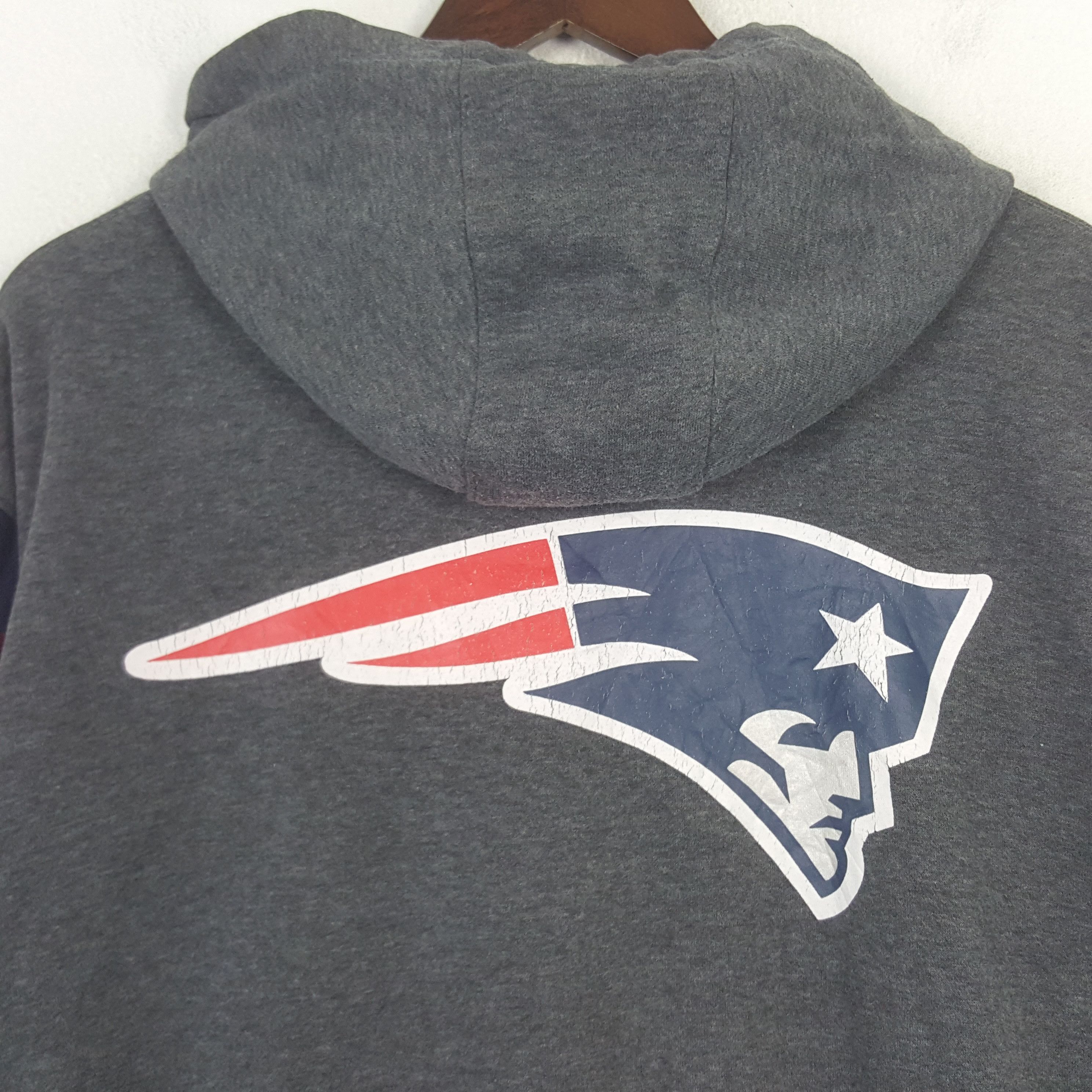 NFL × Vintage Vintage New England Patriots Reversible Hoodies Size US XL / EU 56 / 4 - 8 Thumbnail