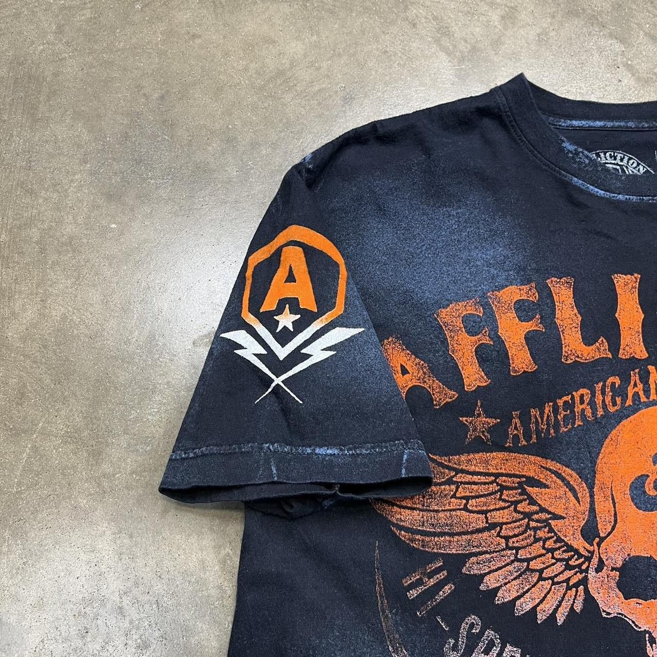 Affliction × Vintage Vintage Y2K Affliction Skull Graphic Tee Grunge Punk Skater Size US XL / EU 56 / 4 - 5 Thumbnail