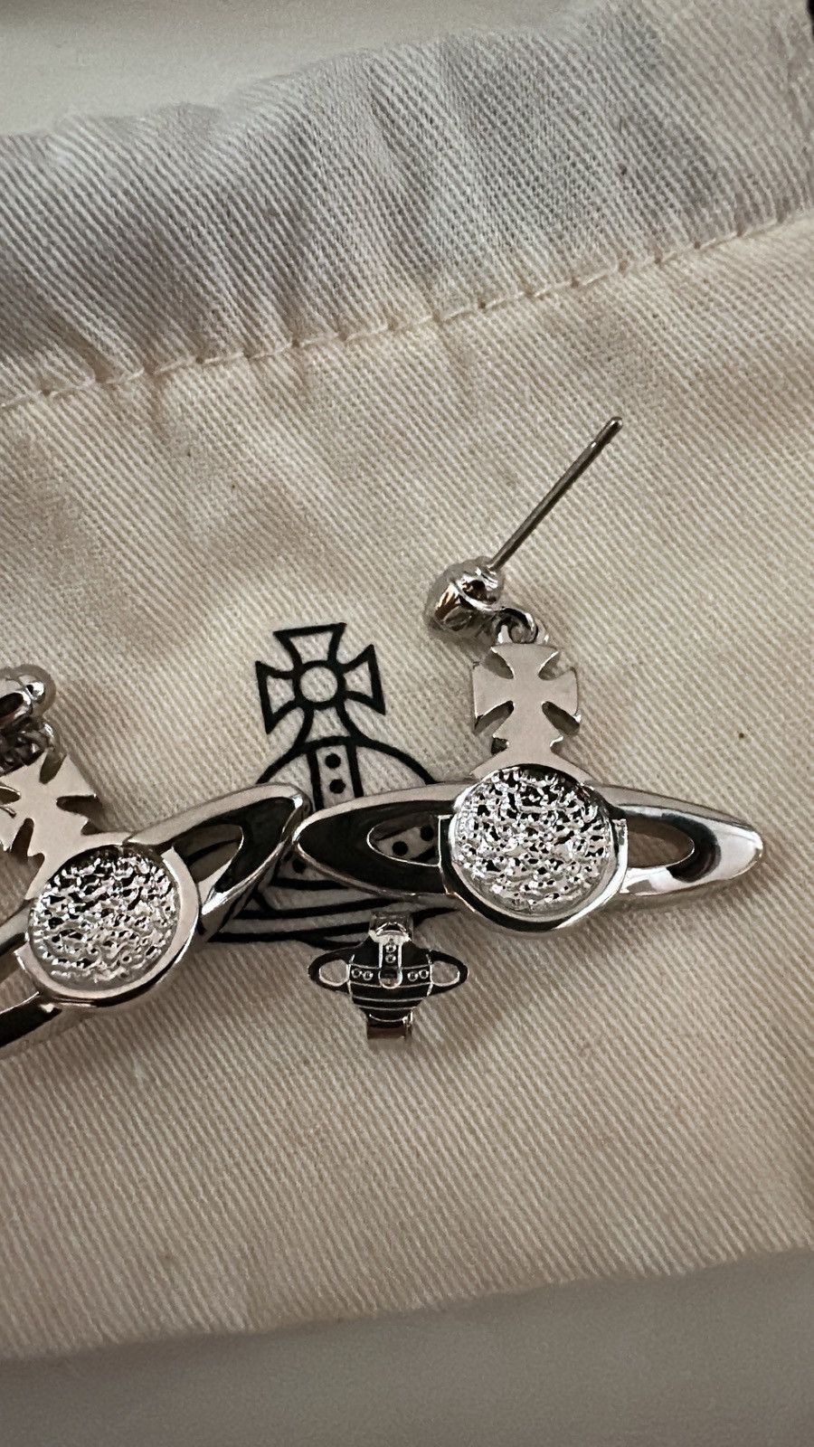Vivienne Westwood Vivienne Westwood Neil Drop Earrings Size ONE SIZE - 4 Thumbnail