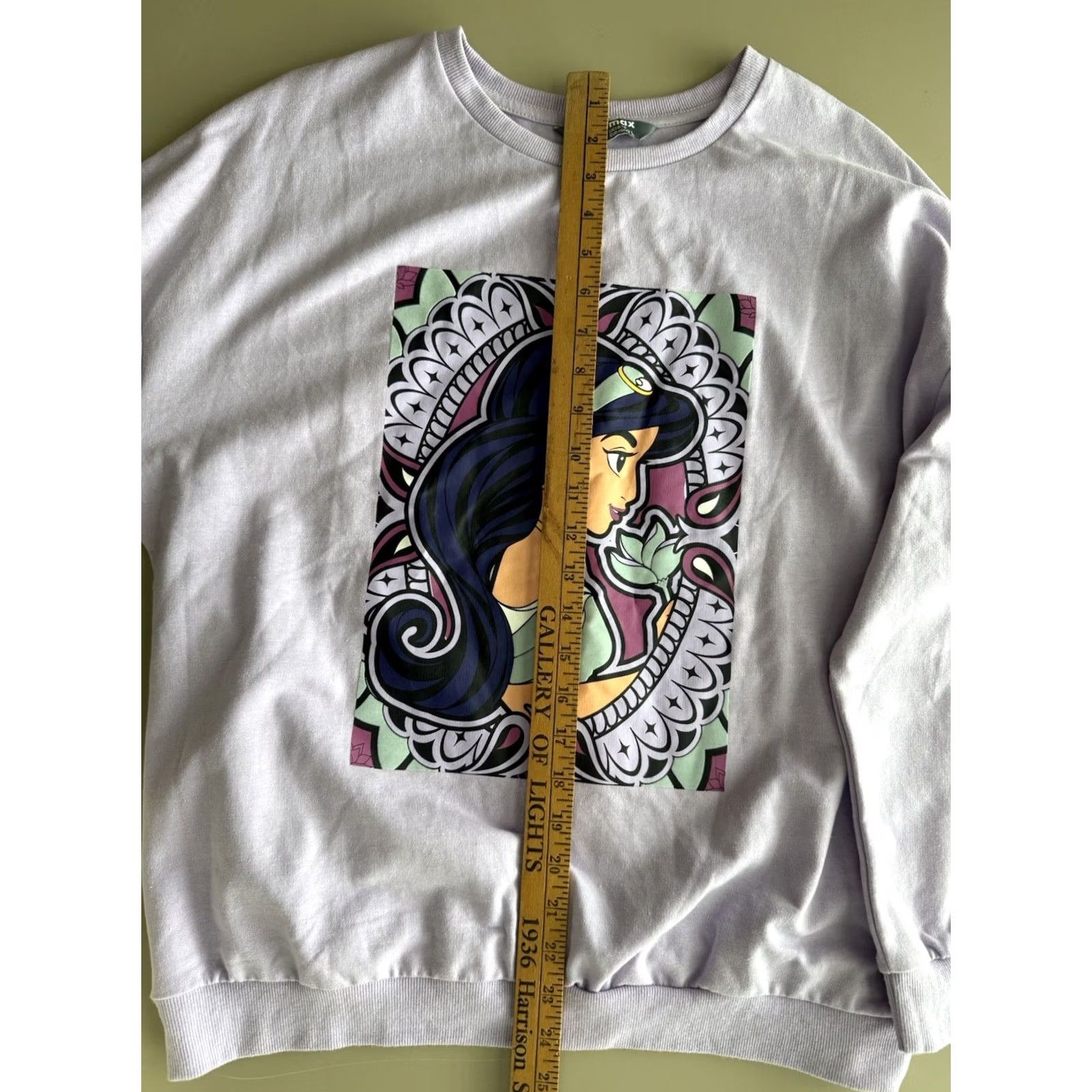 Disney Disney Princess Jasmine Pullover Sweater Sweatshirt Purple Aladin Womens L Size L / US 10 / IT 46 - 5 Thumbnail