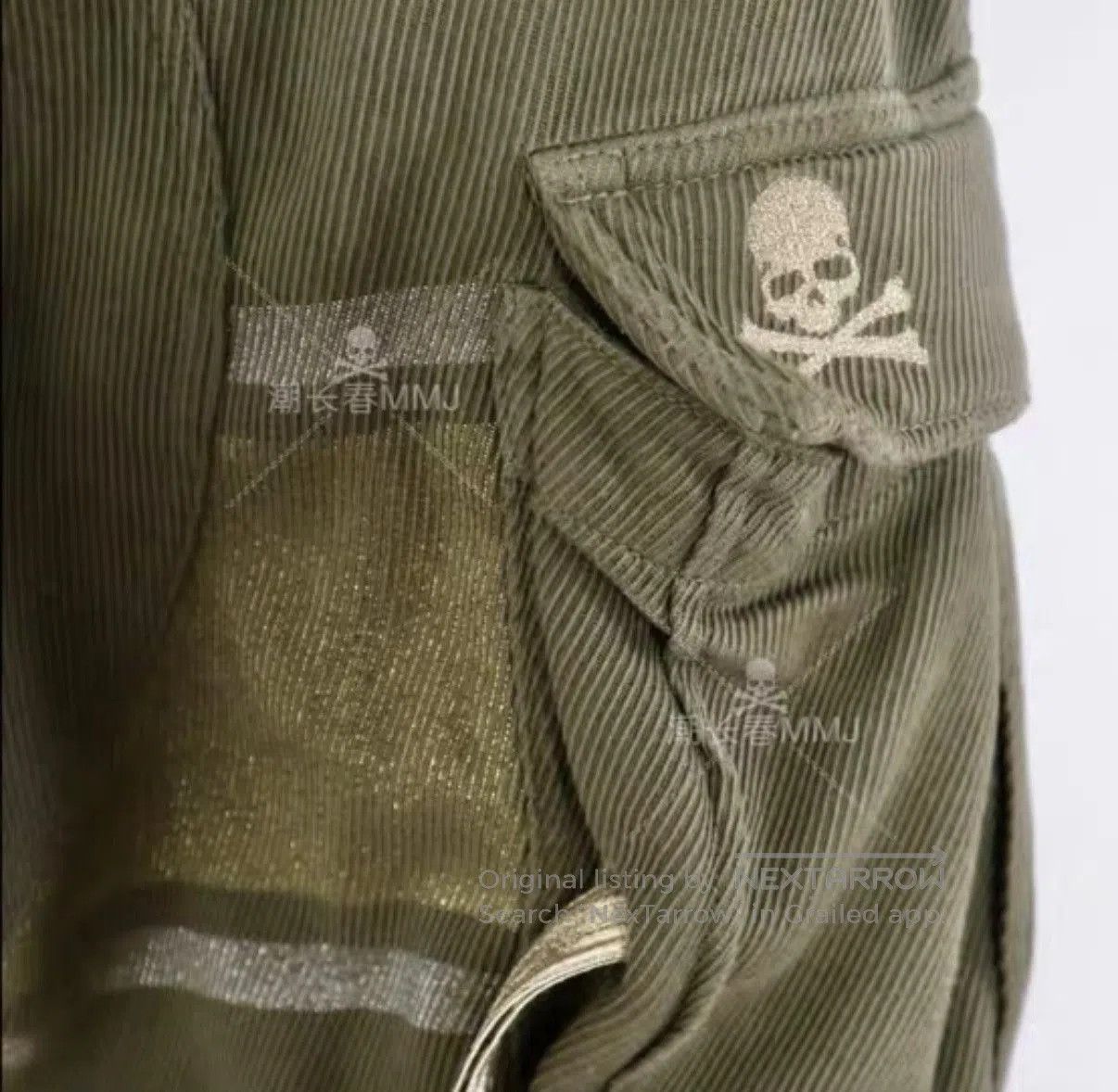 Mastermind Japan Green Cargo Pants with Multiple Pockets . Size US 34 / EU 50 - 2 Thumbnail