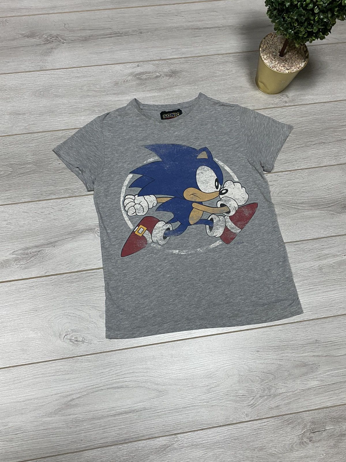 Vintage Sonic Hedgehog Sega mega drive big print t-shirt Size US S / EU 44-46 / 1 - 5 Thumbnail