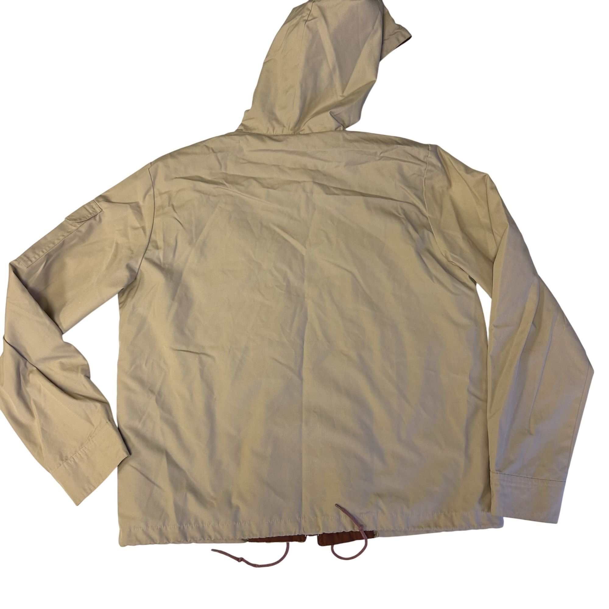 Other 80's Porsha Winer Men Beige QUILTED Lined Coat HOODED Jacket Size US L / EU 52-54 / 3 - 4 Thumbnail