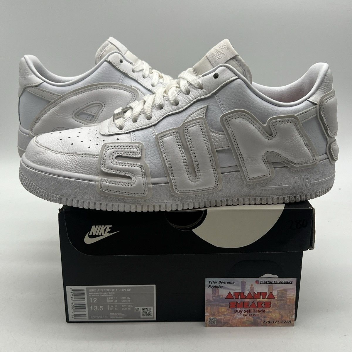 Nike Cactus plant flea market x Air Force 1 low white Size US 12 / EU 45 - 1 Thumbnail