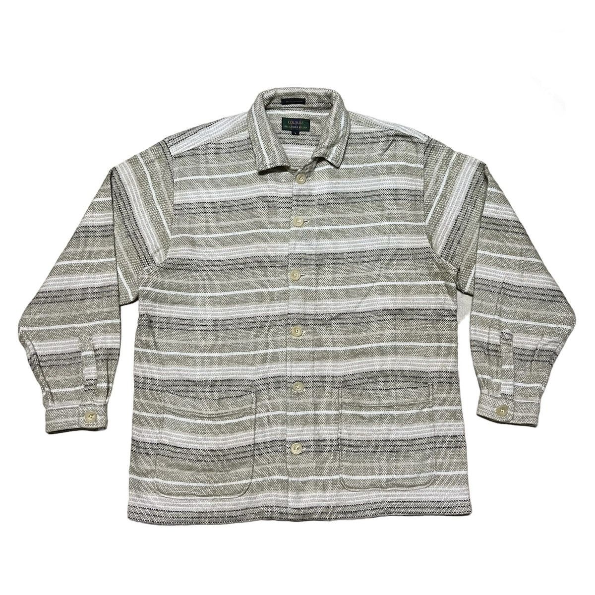 image of Colours By Alexander Julian Sweater Jacket in Green, Men's (Size Large)