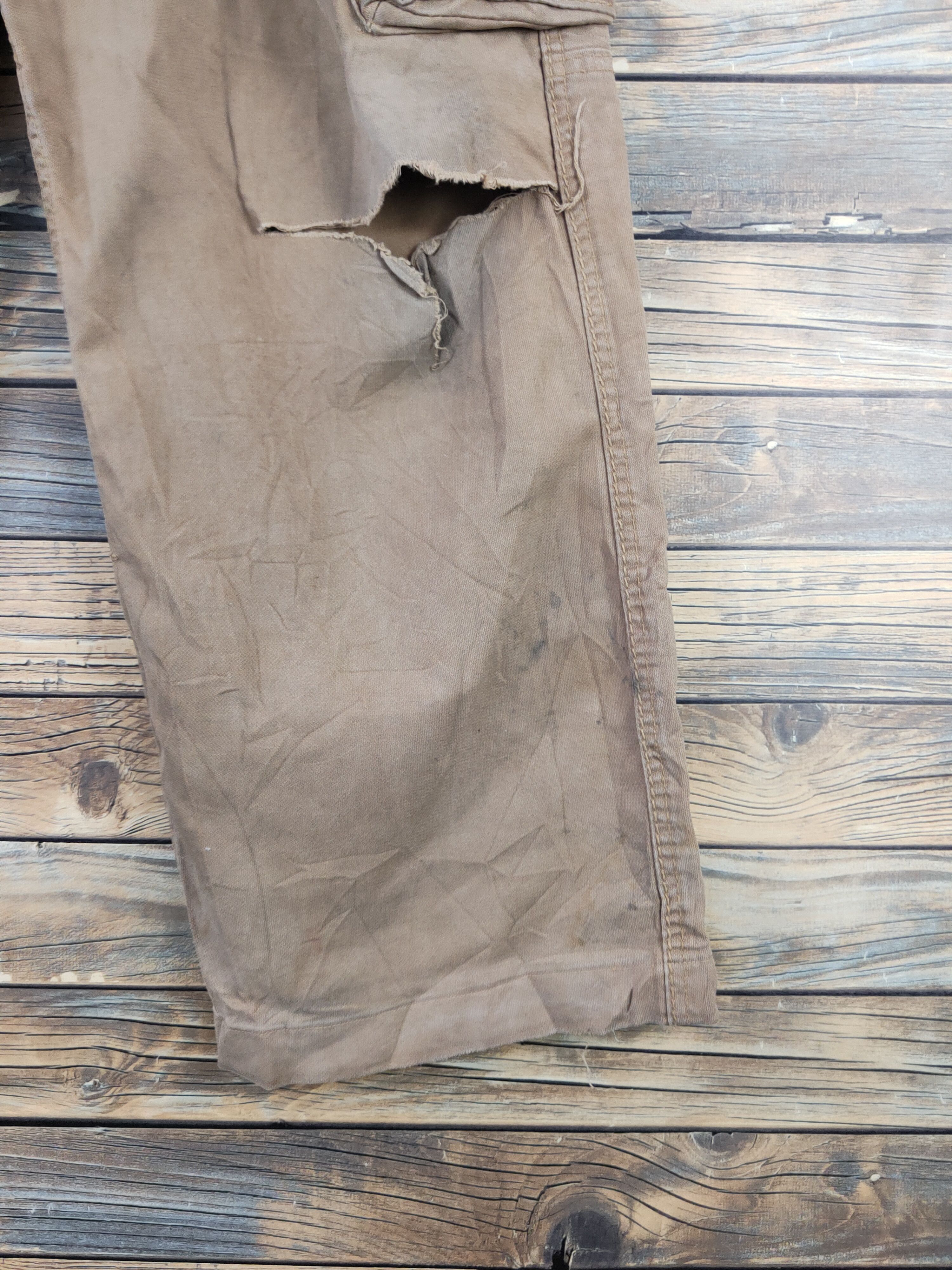 Japanese Brand Evenriver Brown Multipocket Tactical Cargo Pants #W2181 Size US 33 - 8 Thumbnail