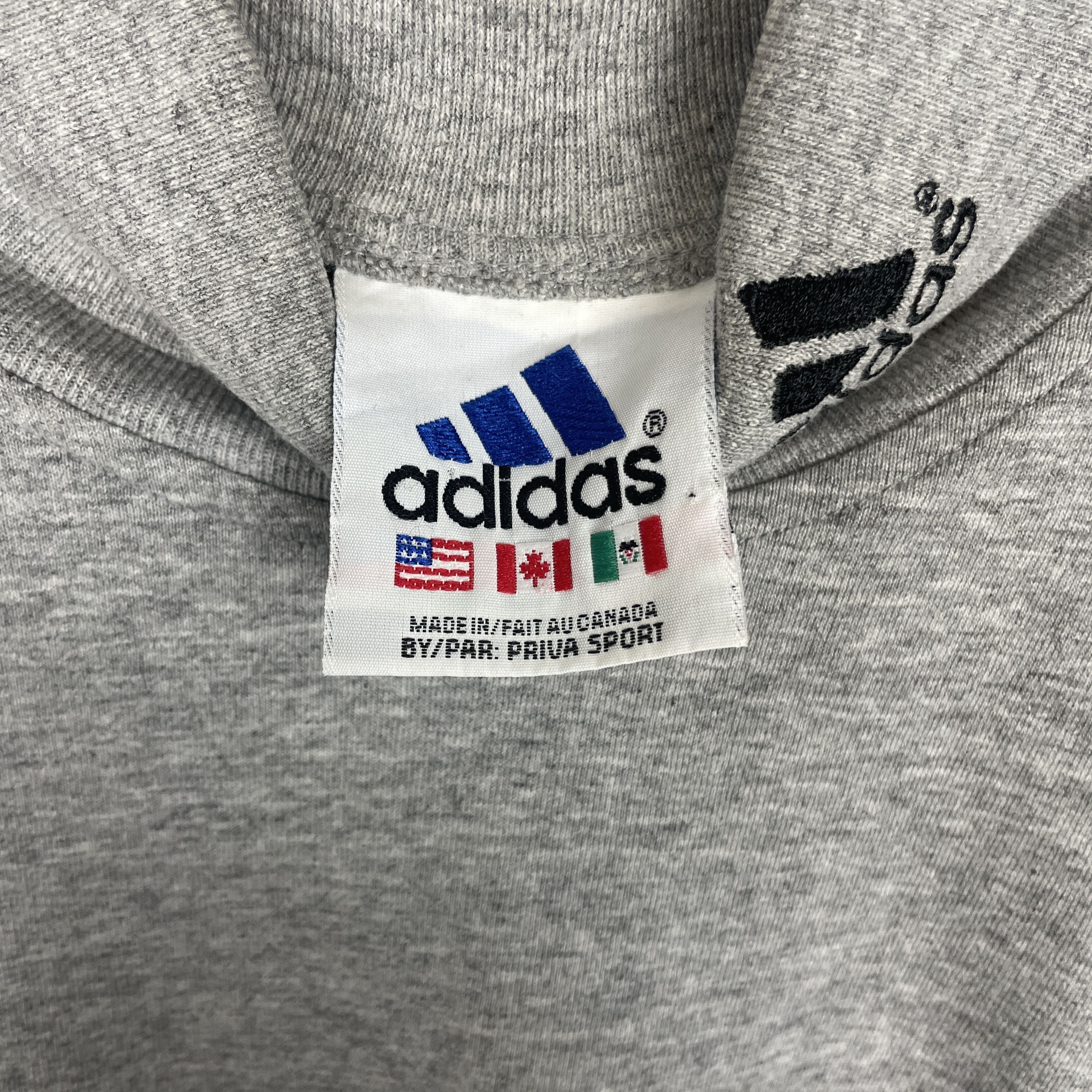 Adidas × Vintage Vintage 90's Adidas Turtleneck Long Sleeve Shirt Size US XS / EU 42 / 0 - 4 Thumbnail