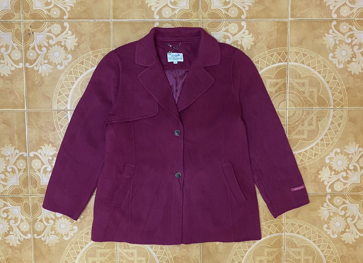 Japanese Brand × Other Crocodile Ladies Coat Handmade Size L / US 10 / IT 46 - 16 Thumbnail
