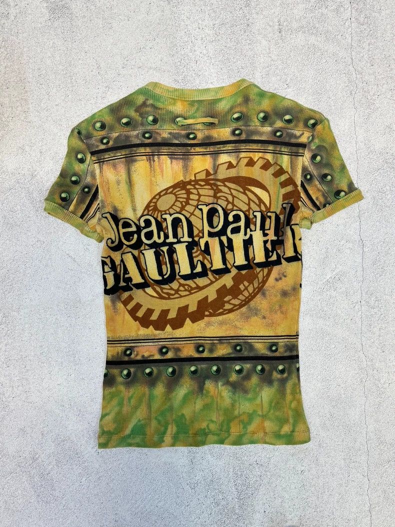 Jean Paul Gaultier 90s Logo Tie-Dye Tee