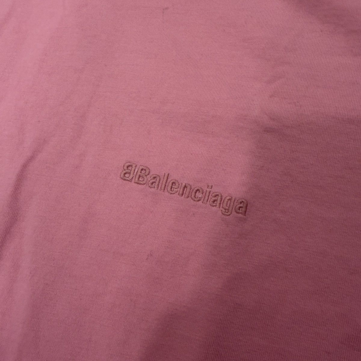 Balenciaga Balenciaga Balenciaga Pink Double B Embroidered Short Sleeve Size US M / EU 48-50 / 2 - 2 Thumbnail