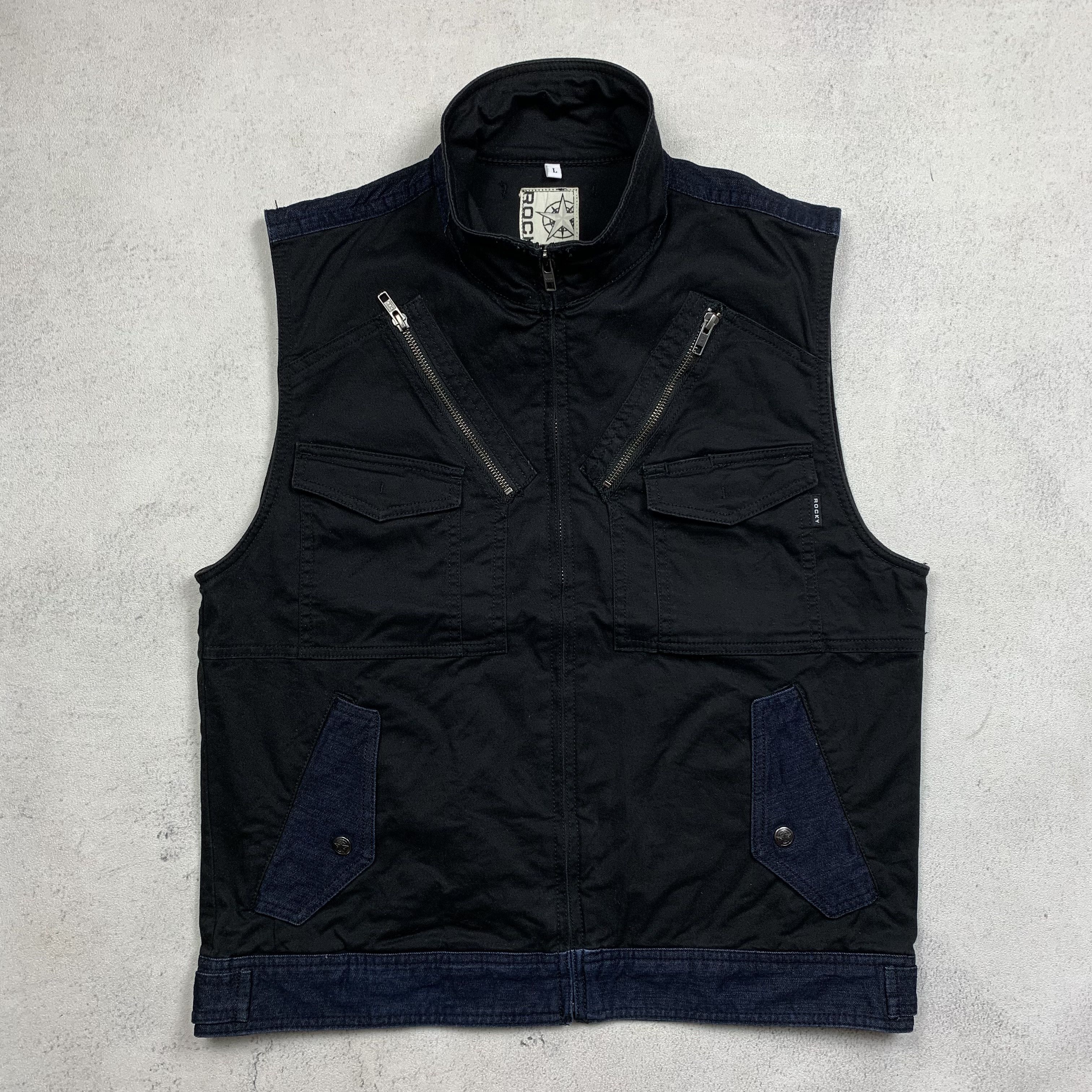 Japanese Brand Rocky Japanese Brand Vest Rock Biker Motorcycle Size US L / EU 52-54 / 3 - 1 Thumbnail